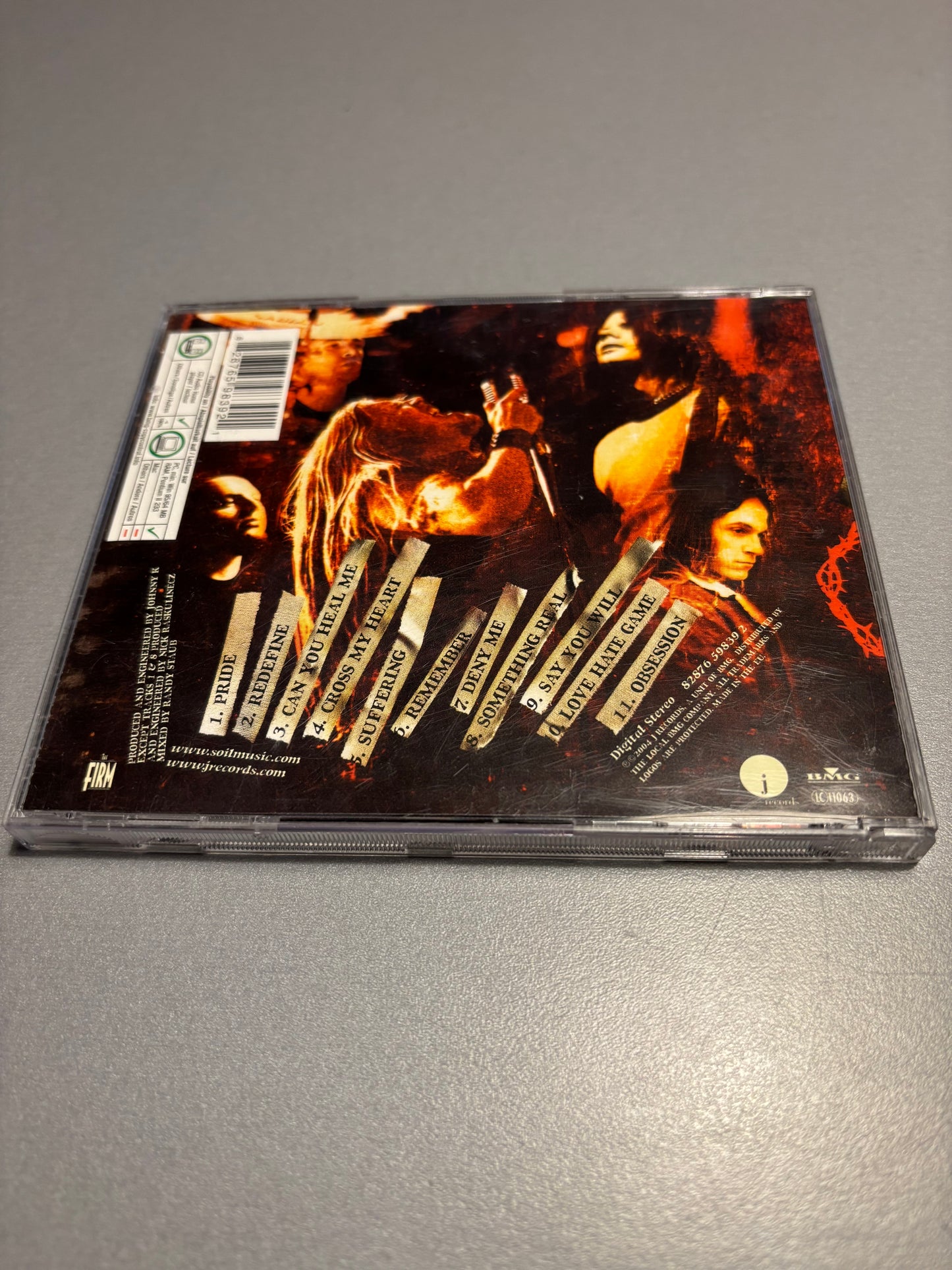 Soil: Re•de•fine, CD, Copy Protected, J Records, BMG, UK & Europe 2004