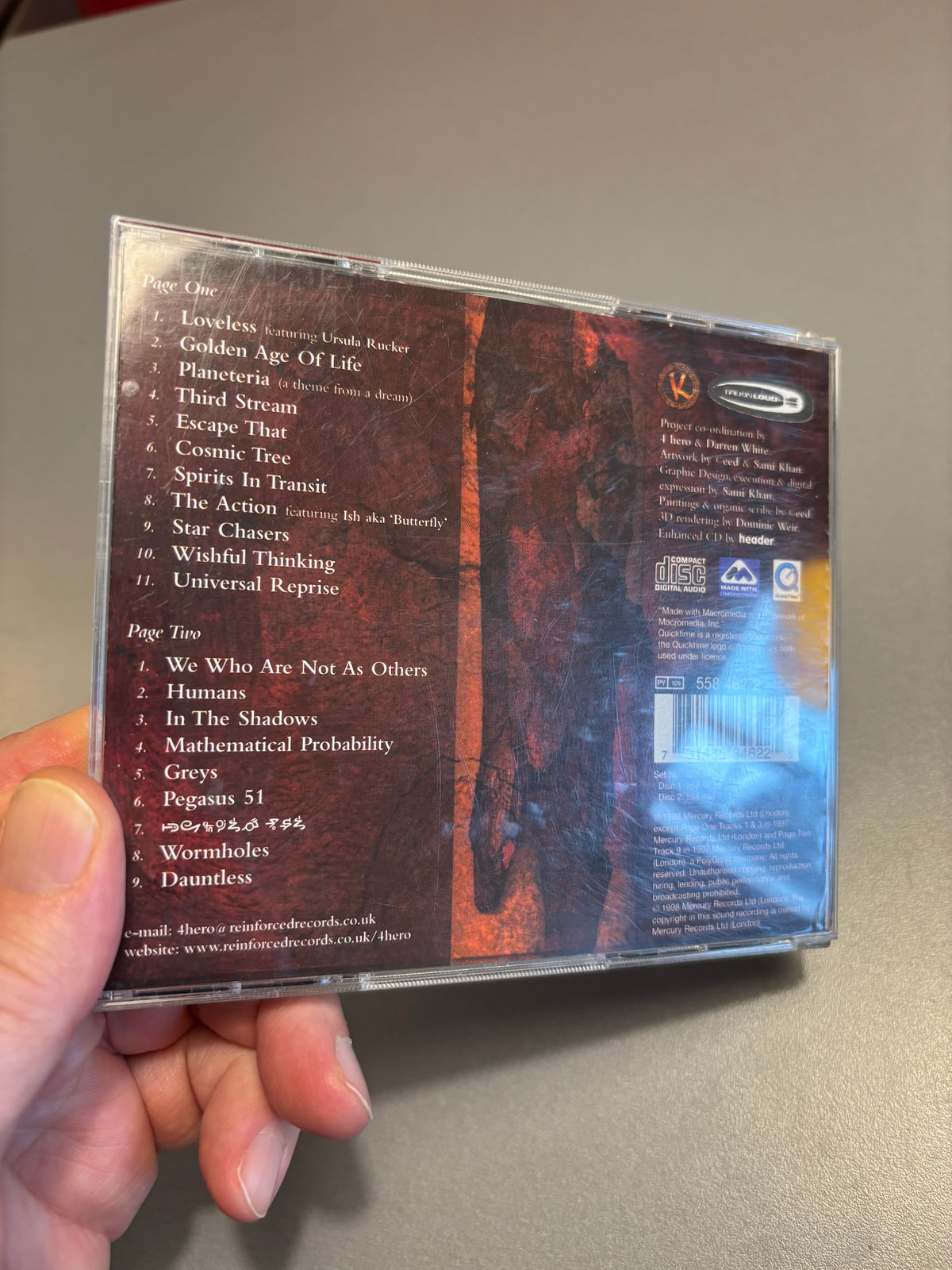 4 Hero: Two Pages, 2CD, Enhanced, Talkin’ Loud, UK 1998