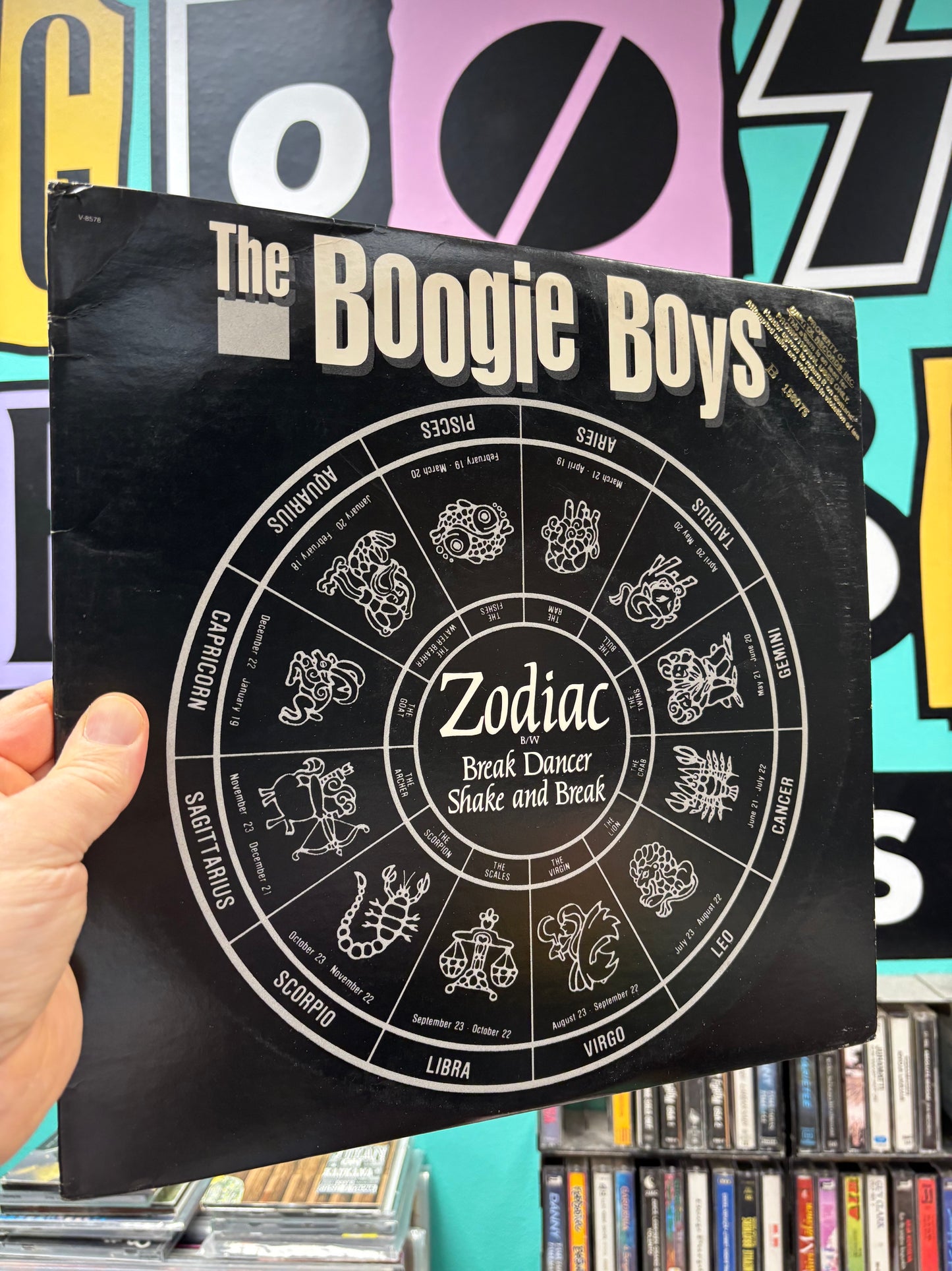 The Boogie Boys: Zodiac/Break Dancer/Shake And Break, 12inch, 1st pressing, Capitol Records, US 1984