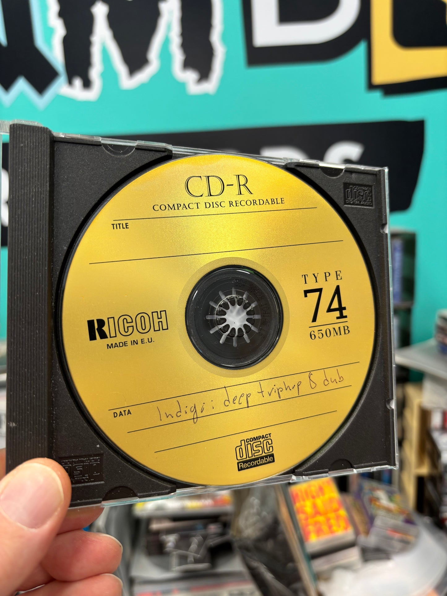 DJ Indigo: Chillout IV: Deep Green - Deep Trip Hop & Dub, CDr, Only pressing, Self-Released, Finland 1990’s?