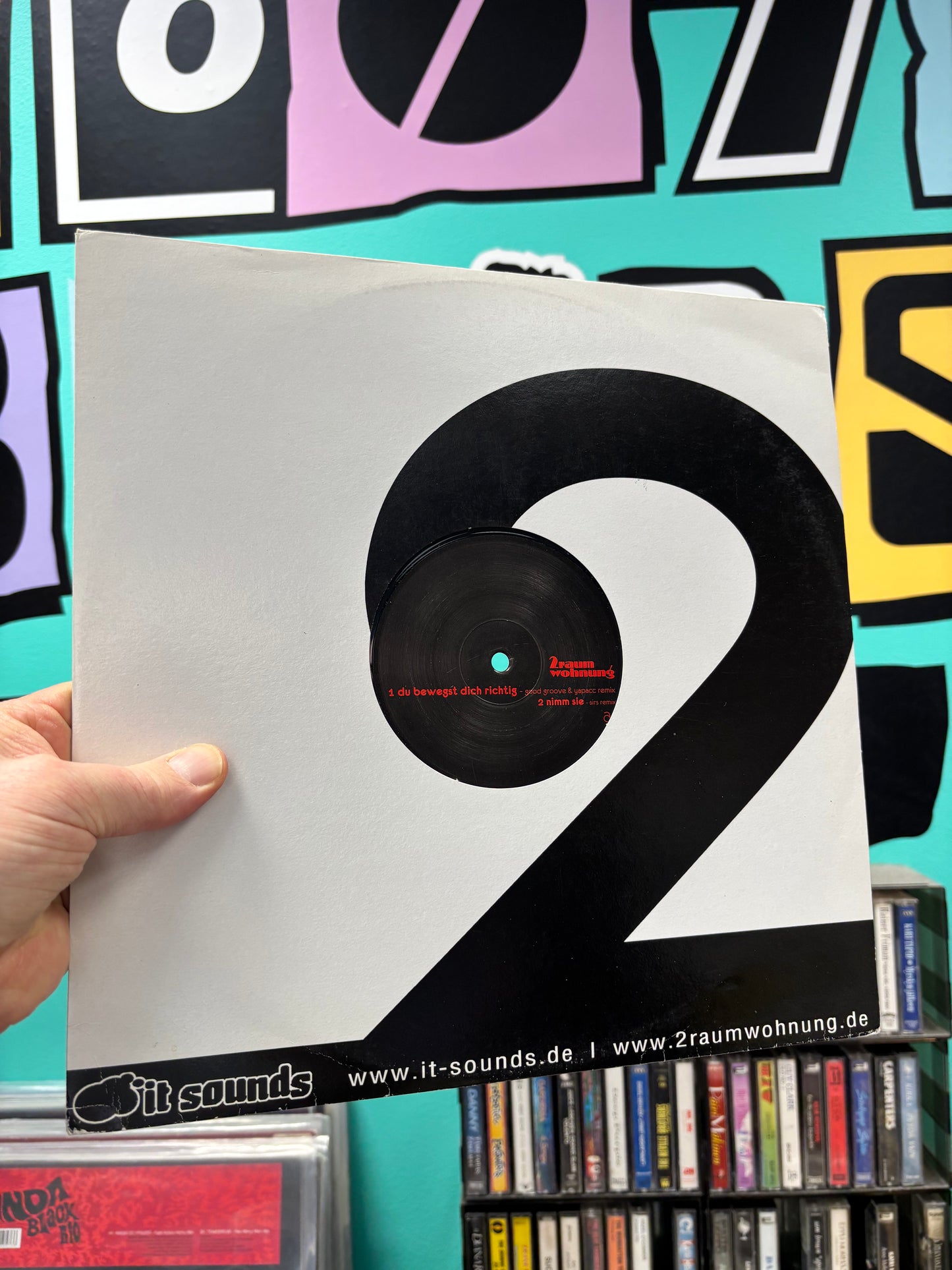 2raumwohnung: Du Bewegst Dich Richtig./Nimm Sie/Ja/Lotus (Remixes), 12inch, Only pressing, It.sounds, Germany 2007