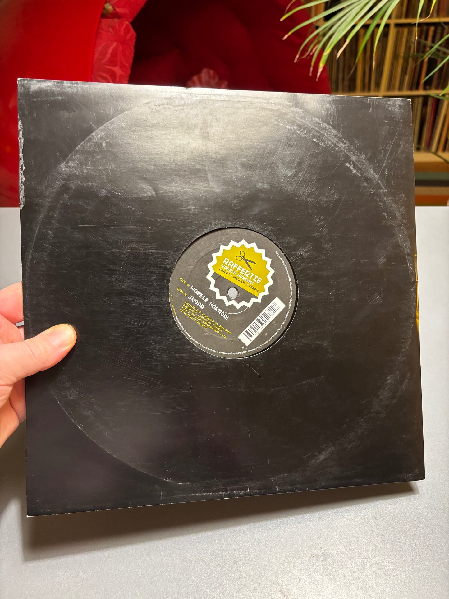 Raffertie: Wobble Horror!, 12inch, Only official pressing, Planet Mu, Seclusiasis, UK 2009