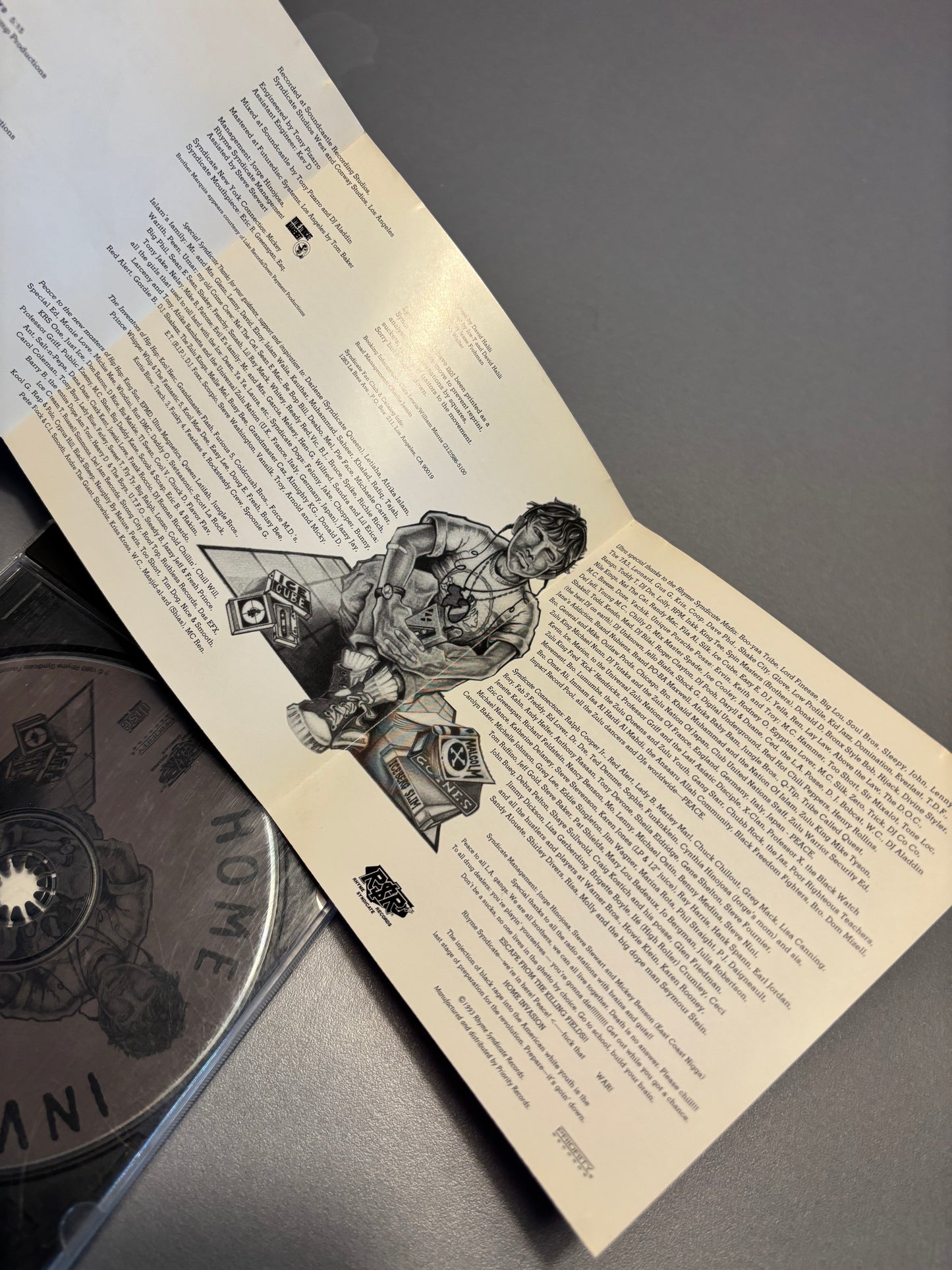 Ice-T: Home Invasion, CD, OG pressing, Rhyme $yndicate Records, Priority Records, US 1993
