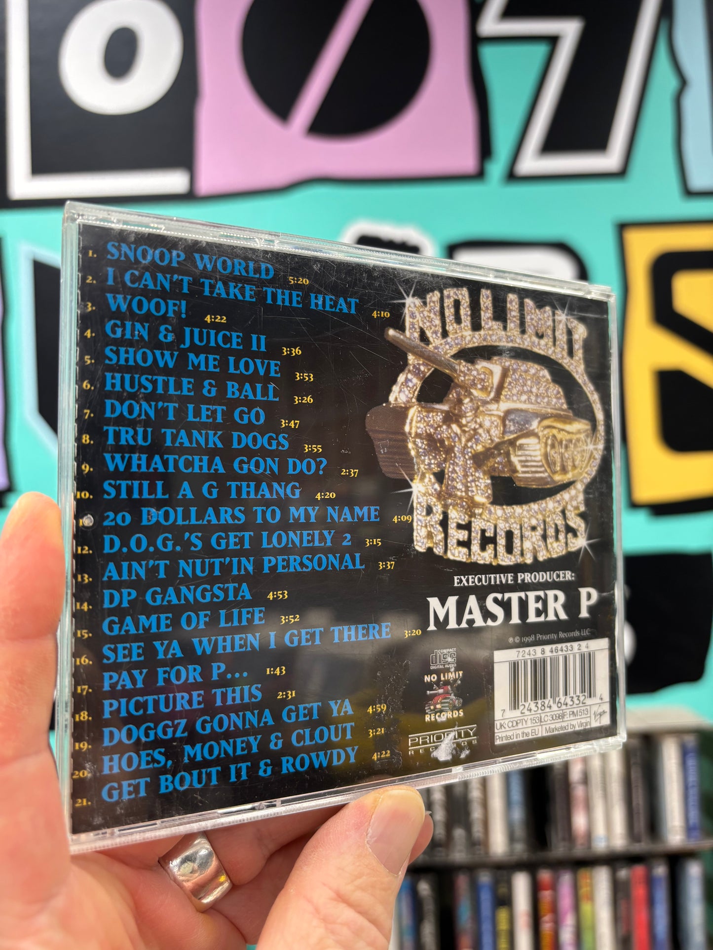 Snoop Dogg: Da Game Is To Be Sold, Not To Be Told, CD, EMI Uden, No Limit Records, Priority Records, Europe 1998