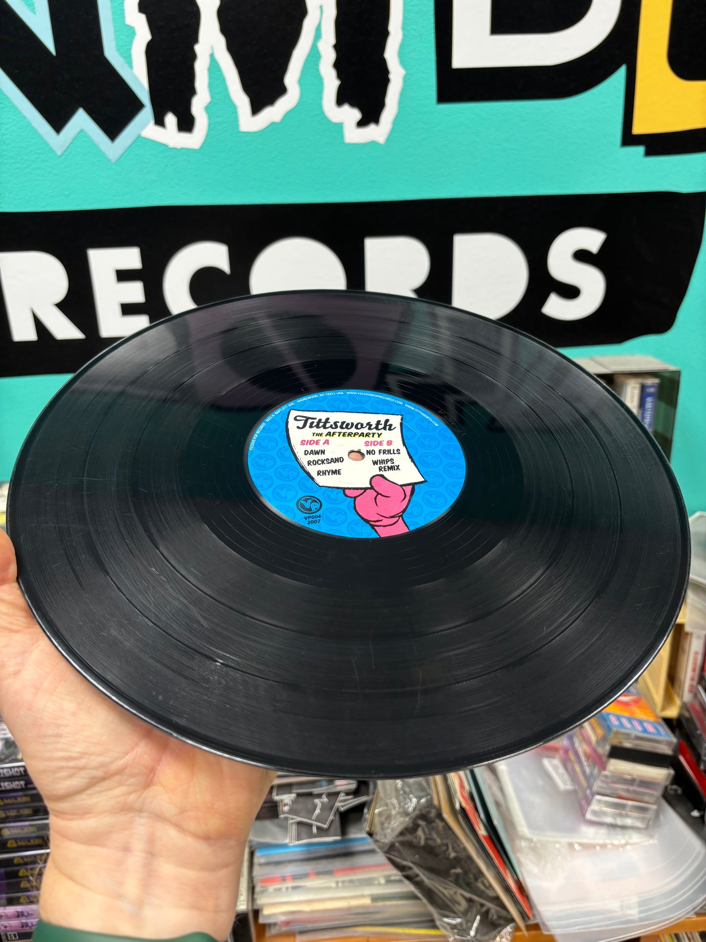 Tittsworth: The Afterparty, 12inch, Only pressing, Vicious Pop Records, US 2007