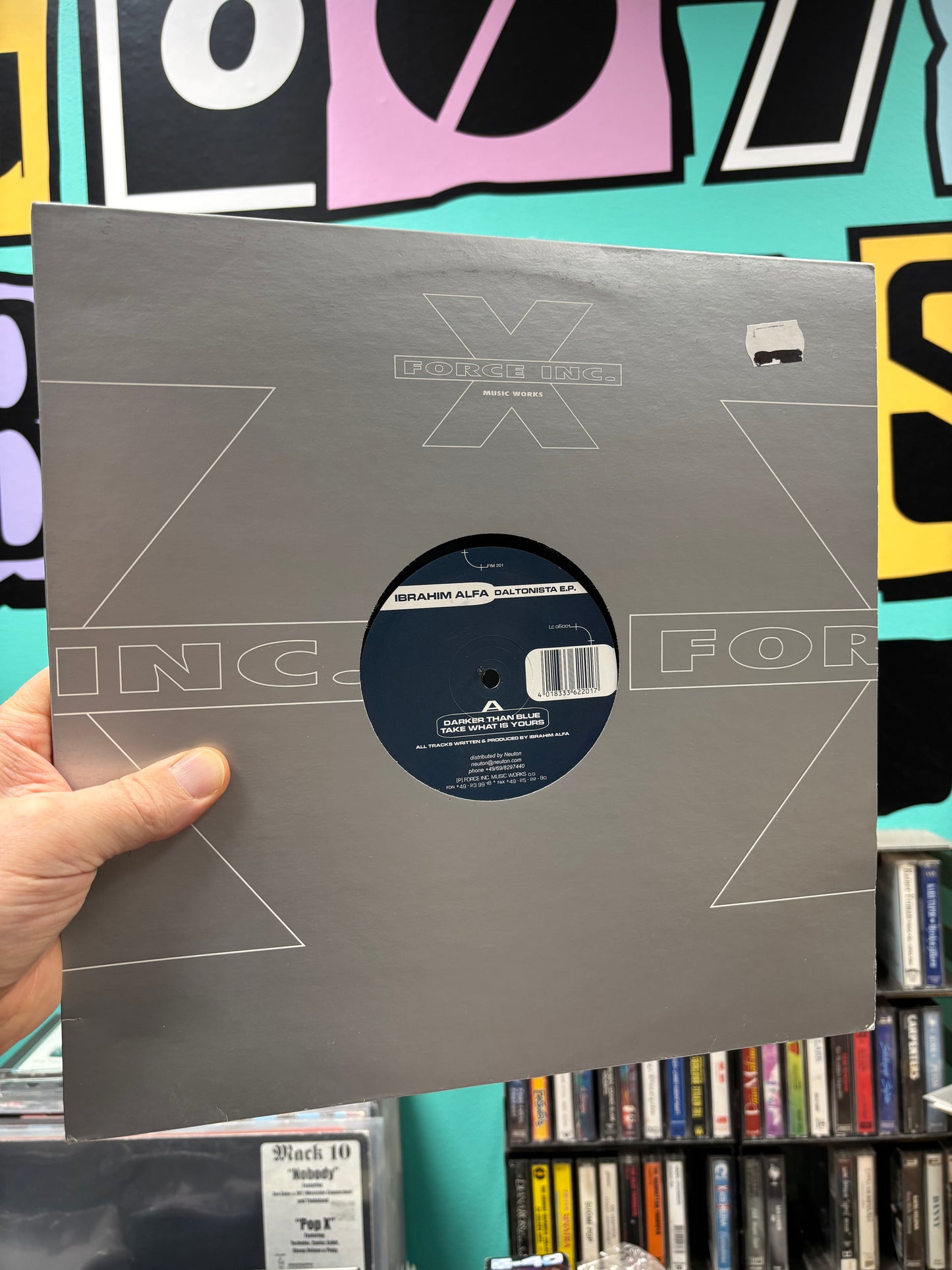 Ibrahim Alfa: Daltonista E.P., 12inch, Only official pressing, Force Inc. Music Works, Germany 2000