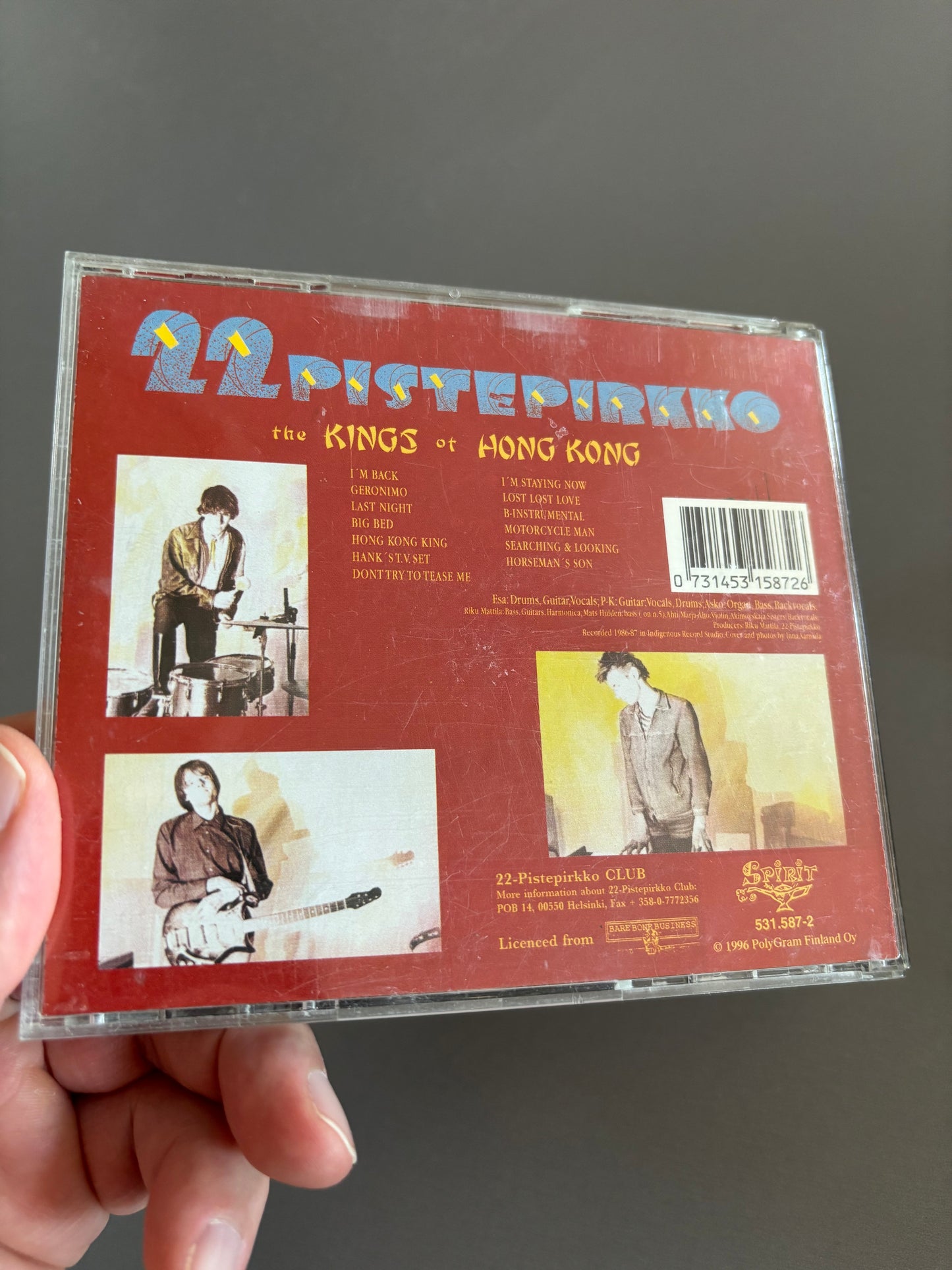 22 Pistepirkko: The Kings Of Hong Kong, CD, reissue, CD-Linja OY, Spirit, Finland 1996