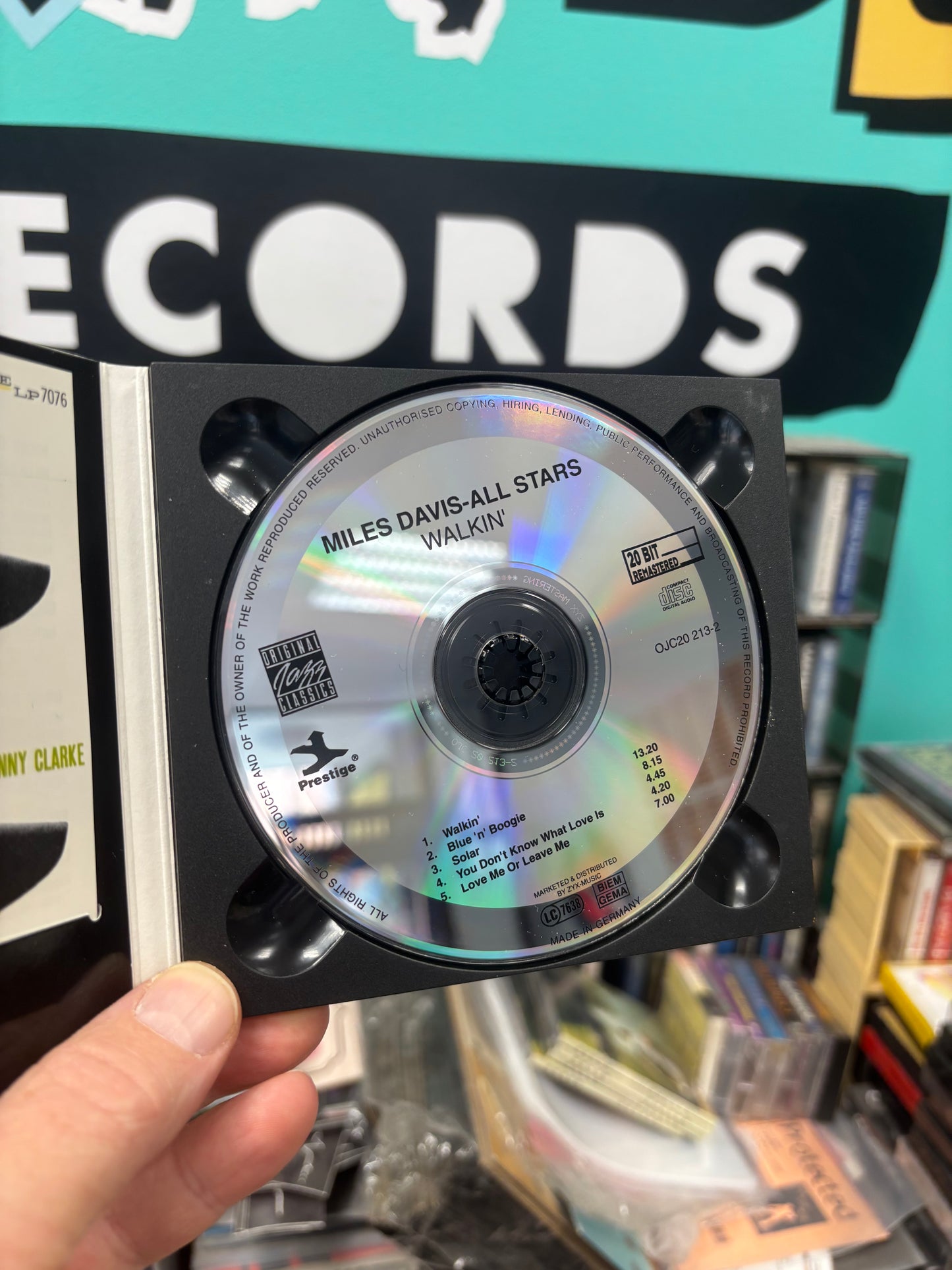 Miles Davis All Stars: Walkin’, CD, compilation, reissue, remastered, digipak, Original Jazz Classics, Prestige, Germany year?