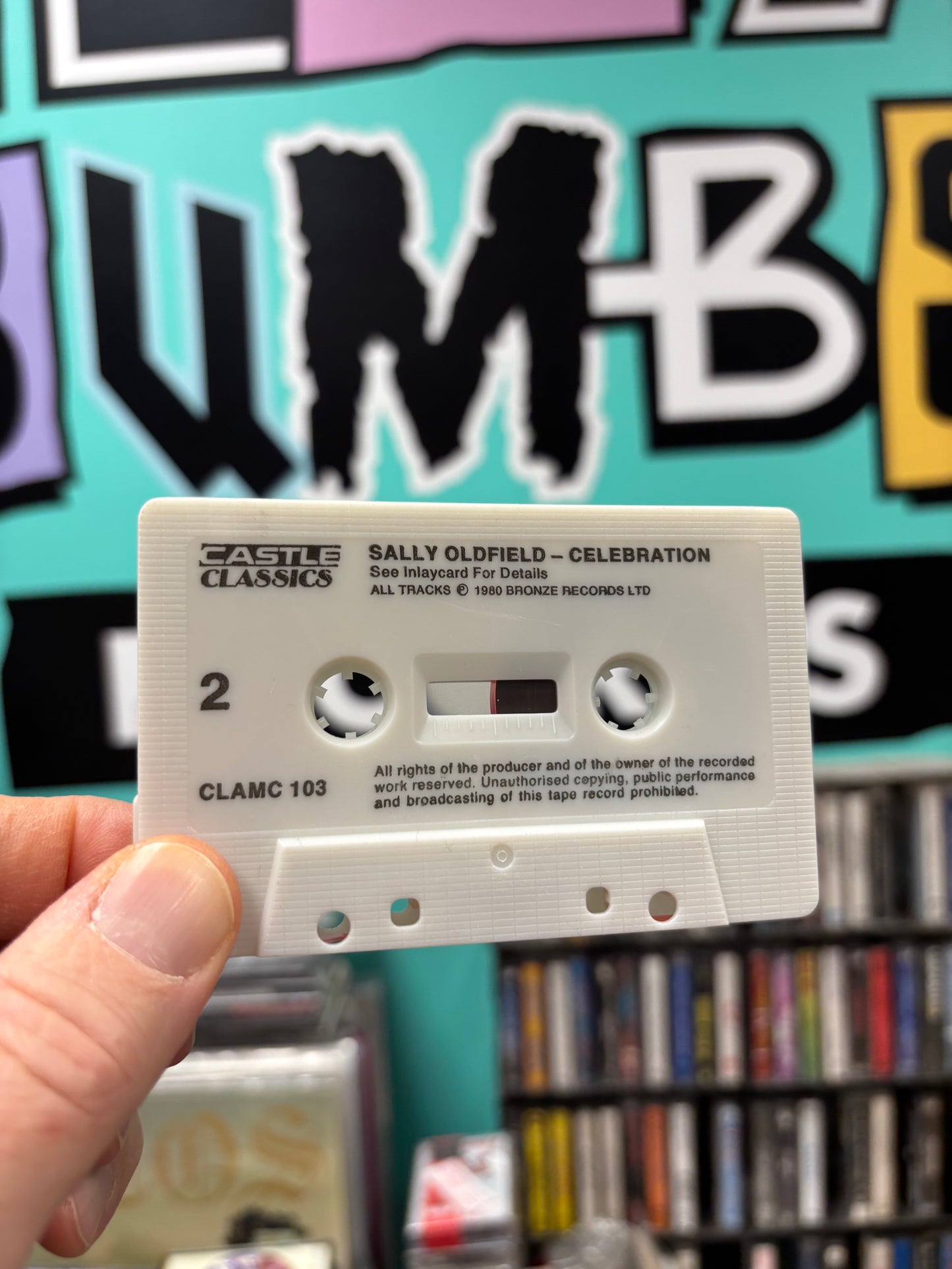 Sally Oldfield: Celebration, cassette, reissue, Castle Communications, UK & Europe 1986