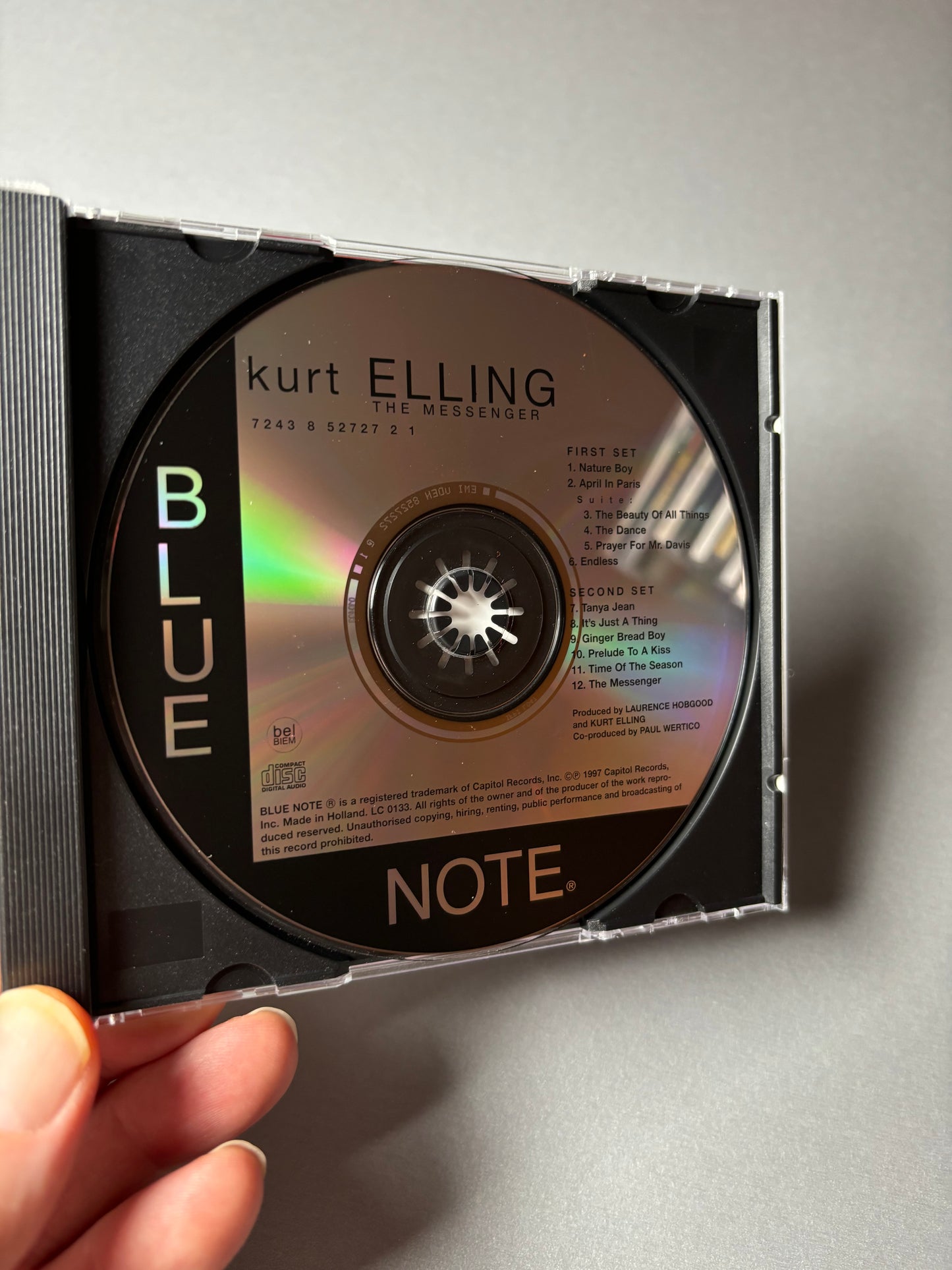 Kurt Elling: The Messenger, CD, Blue Note, EMI, Europe 1997