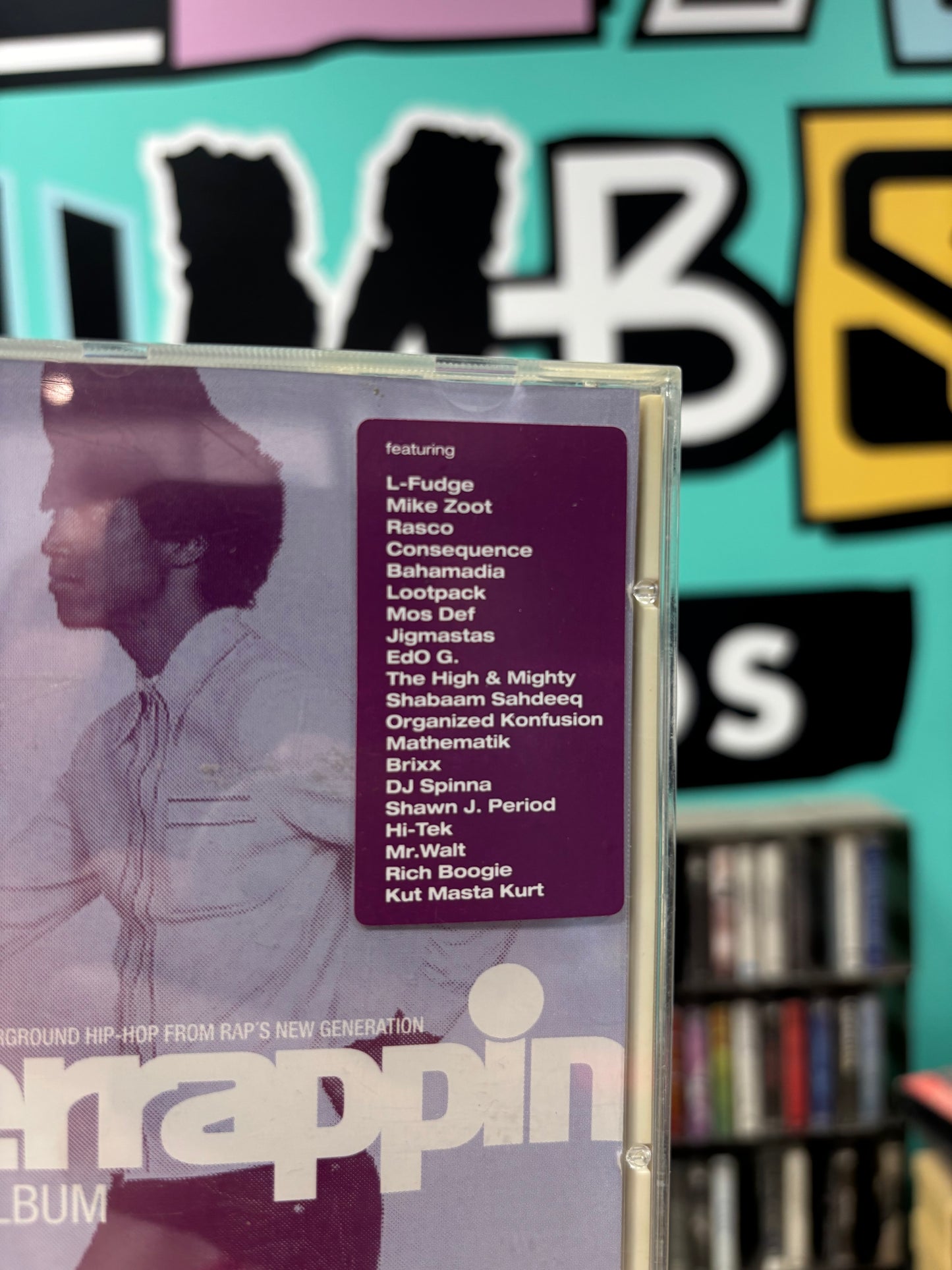 Superrappin - The Album, CD, 1st pressing, Groove Attack Productions, Germany 1999