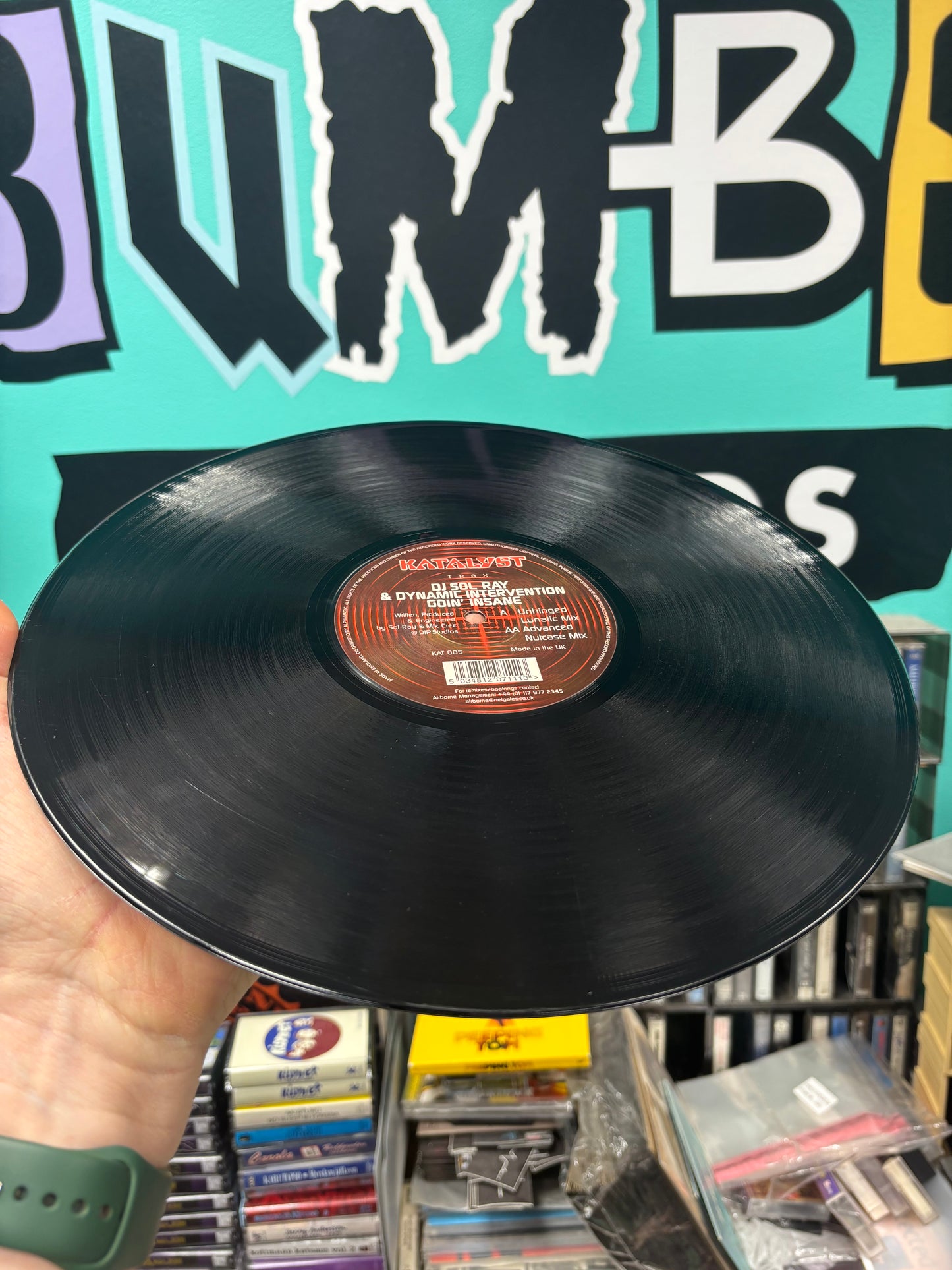 DJ Sol Ray & Dynamic Intervention: Goin’ Insane, 12inch, Only official pressing, Katalyst Trax, UK 2000