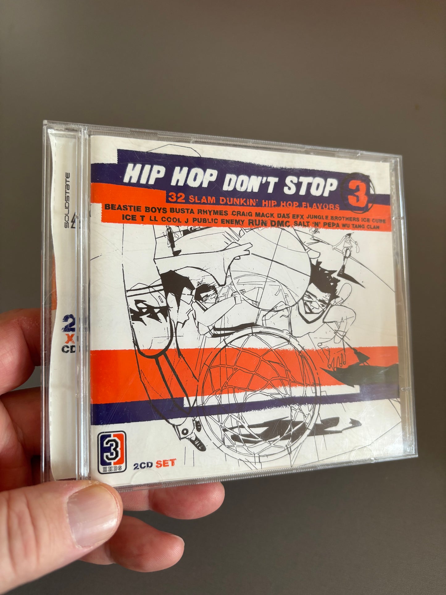 Hip Hop Don’t Stop 3, 2CD, Only CD pressing, SolidState, UK 1998
