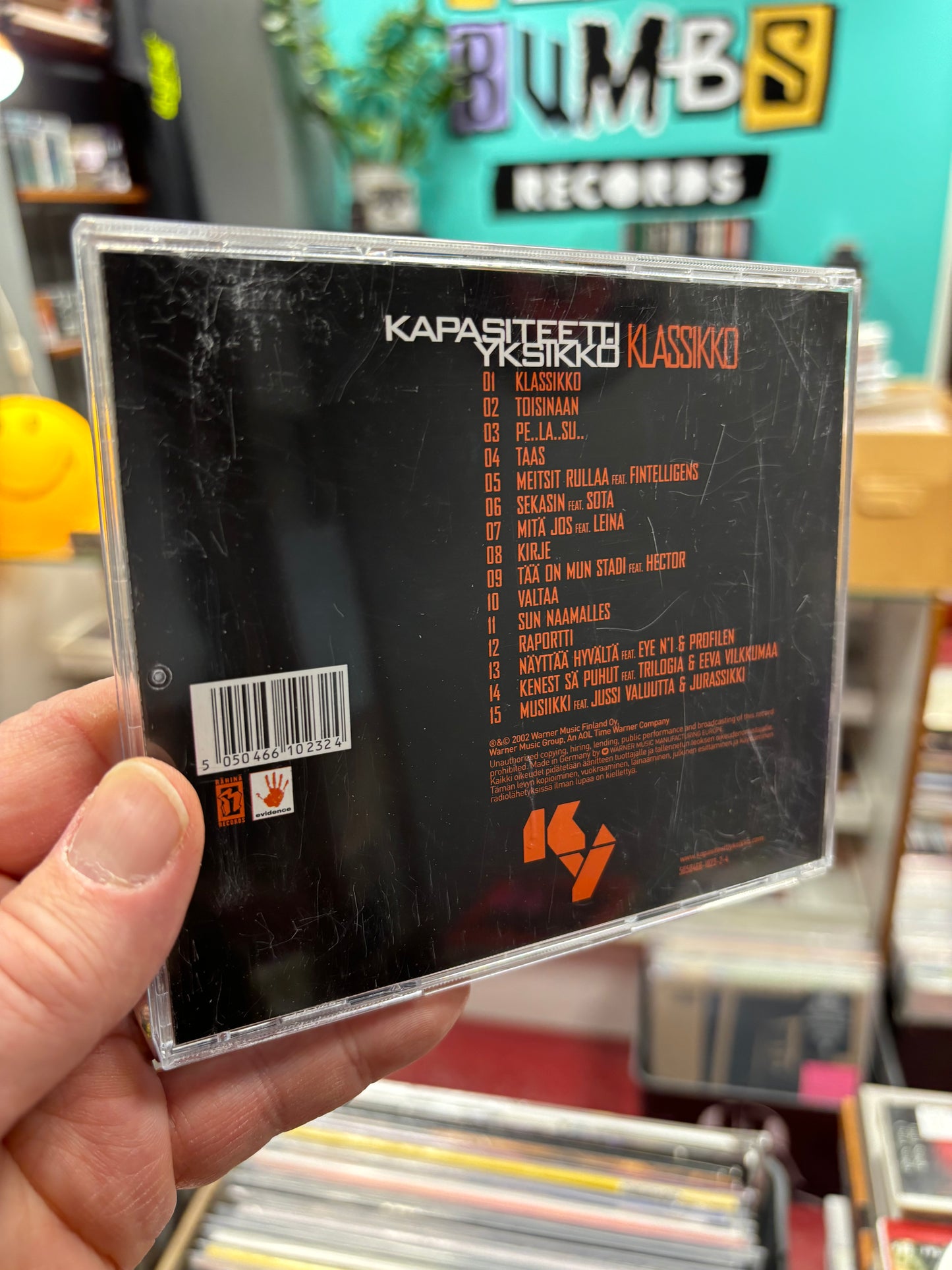 Kapasiteettiyksikkö: Klassikko, CD, Finland 2002