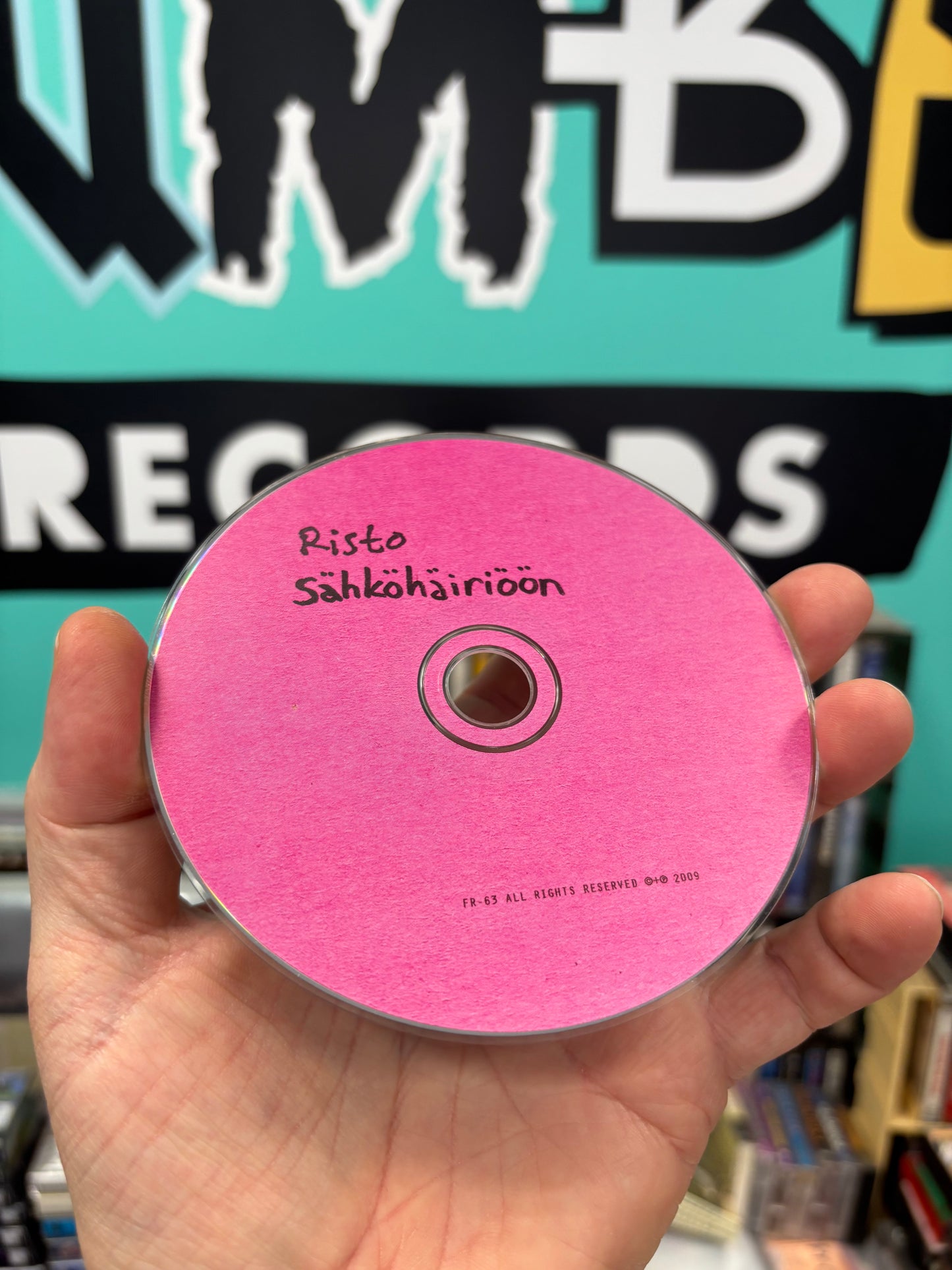 Risto: Sähköhäiriöön, CD, 1st pressing, Only CD pressing, Fonal Records, Finland 2009