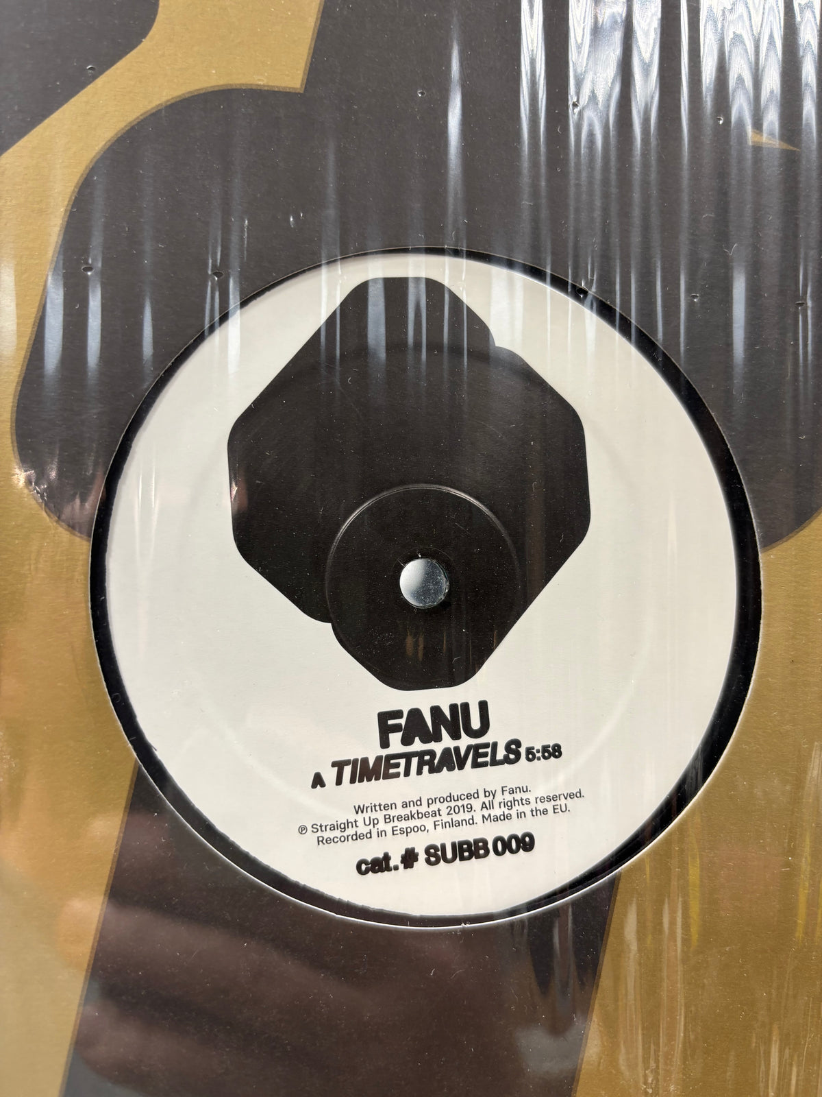 Fanu: Timetravels, 12inch, Only pressing, Straight Up Breakbeat, Finland 2019