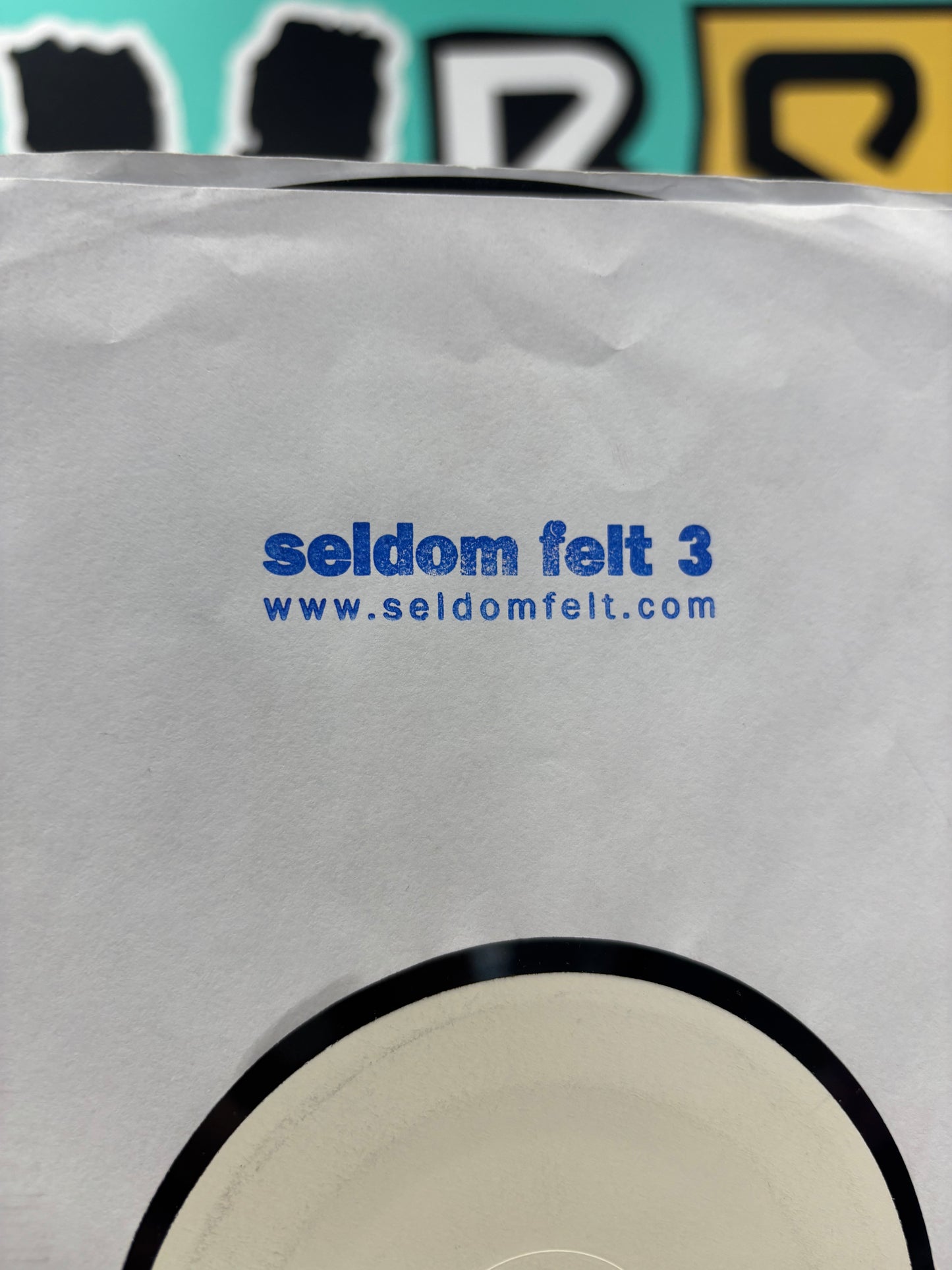 Unknown Artist: Seldom Felt 3, 12inch, white label, Only pressing, Seldom Felt, UK 2009