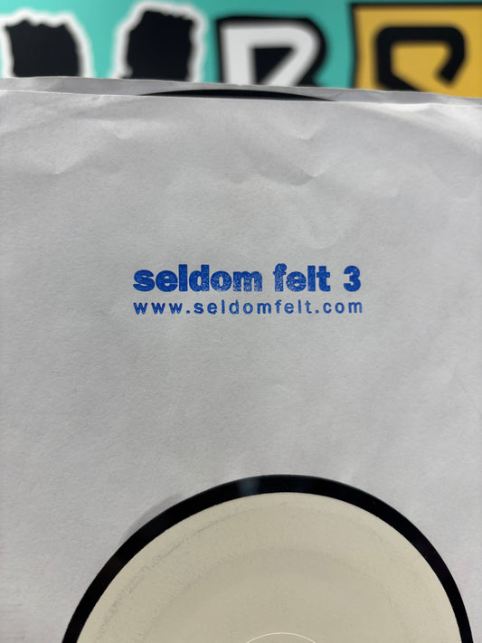 Unknown Artist: Seldom Felt 3, 12inch, white label, Only pressing, Seldom Felt, UK 2009