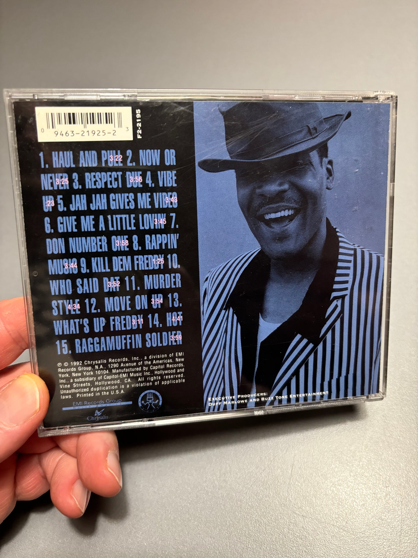 Daddy Freddy: Raggamuffin Soldier, CD, Chrysalis, US 1992