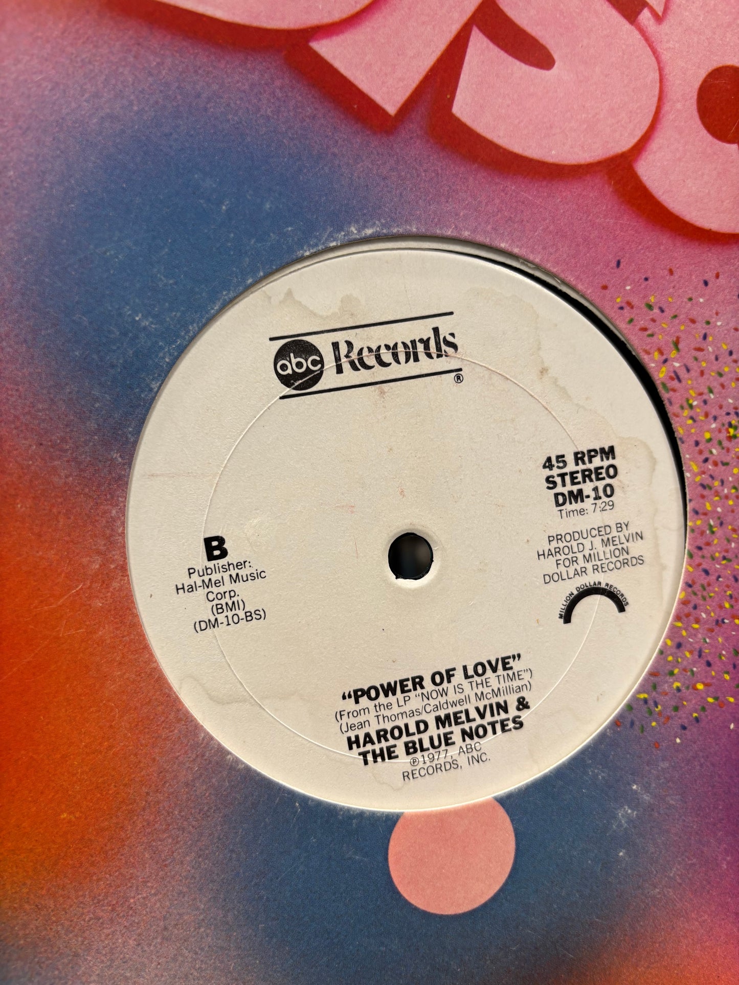 Harold Melvin & The Blue Notes: Baby, You Got My Nose Open/Power Of Love, 12inch, Promo, ABC Records, US 1977