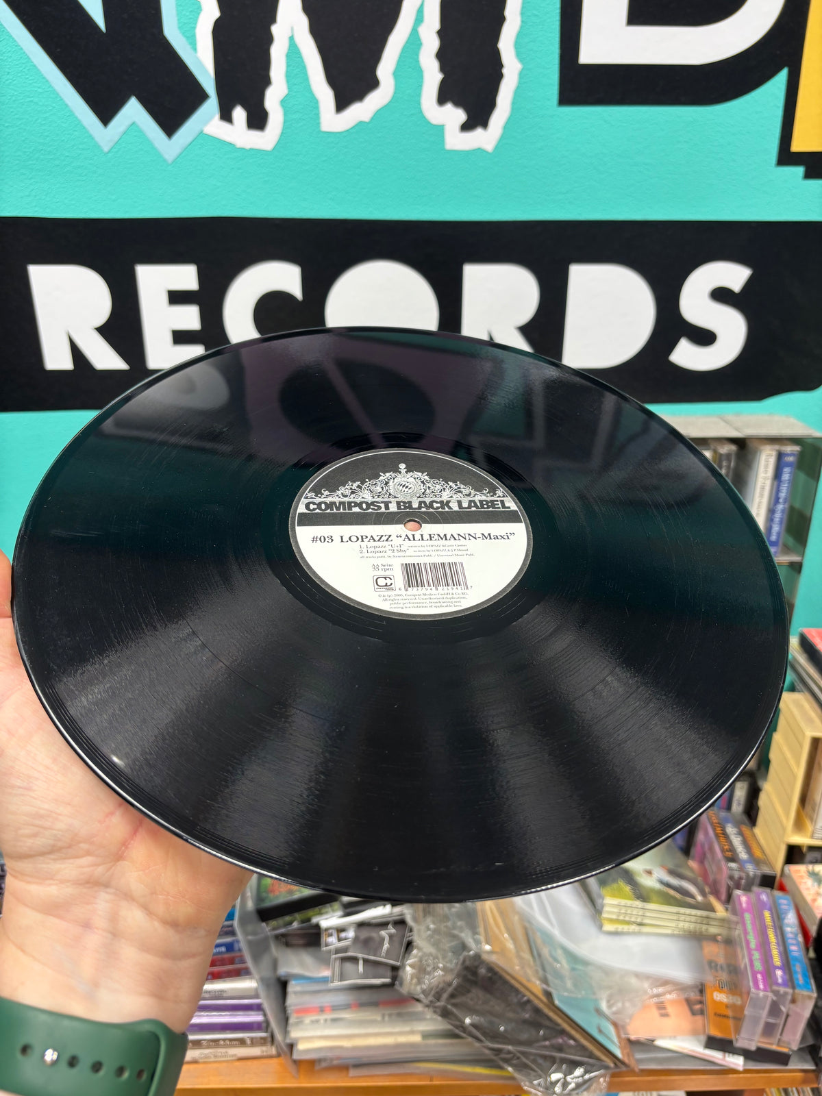 Lopazz: Allemann-Maxi, 12inch, Only pressing, Compost Black Label, Compost Records, Germany 2005