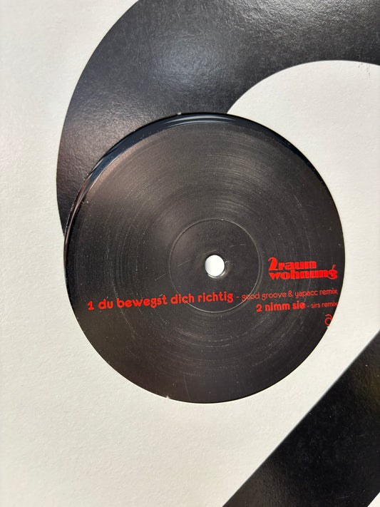 2raumwohnung: Du Bewegst Dich Richtig./Nimm Sie/Ja/Lotus (Remixes), 12inch, Only pressing, It.sounds, Germany 2007