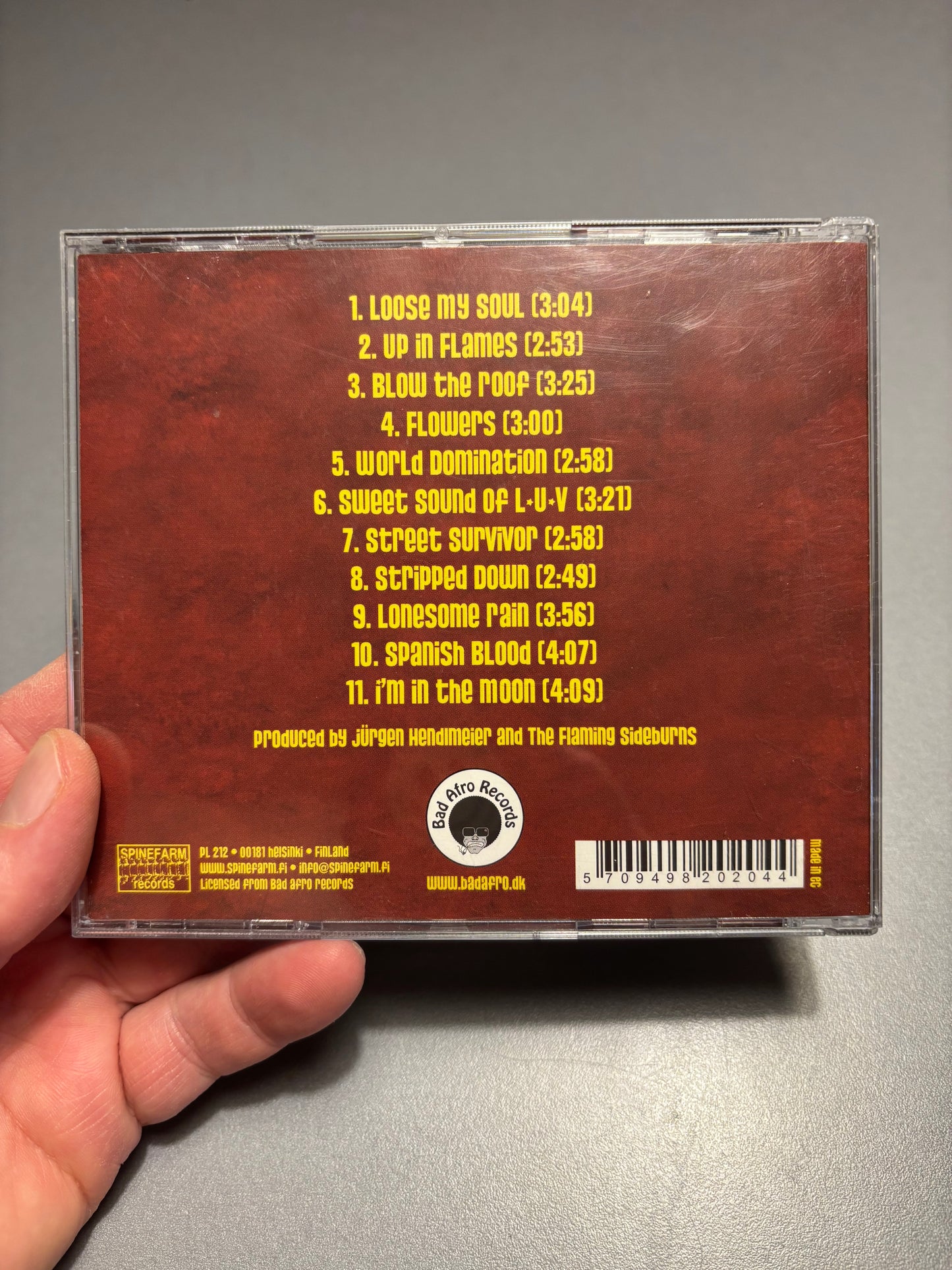 The Flaming Sideburns: Hallelujah Rock’n’Rollah, CD, Bad Afro Records, Finland 2001