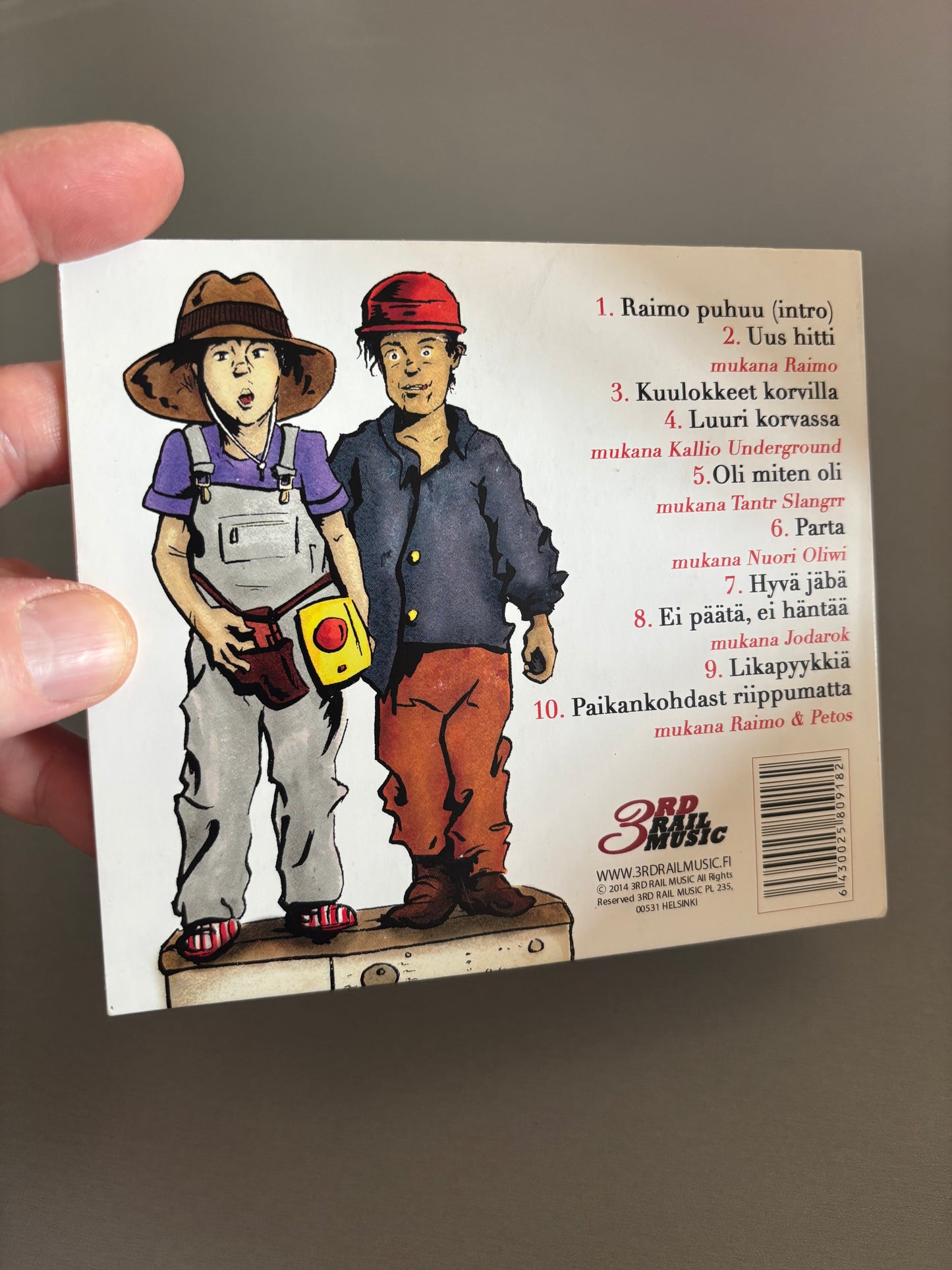 Ali + Mode: Likapyykkiä, CD, Only pressing, 3rd Rail Music, Finland 2014