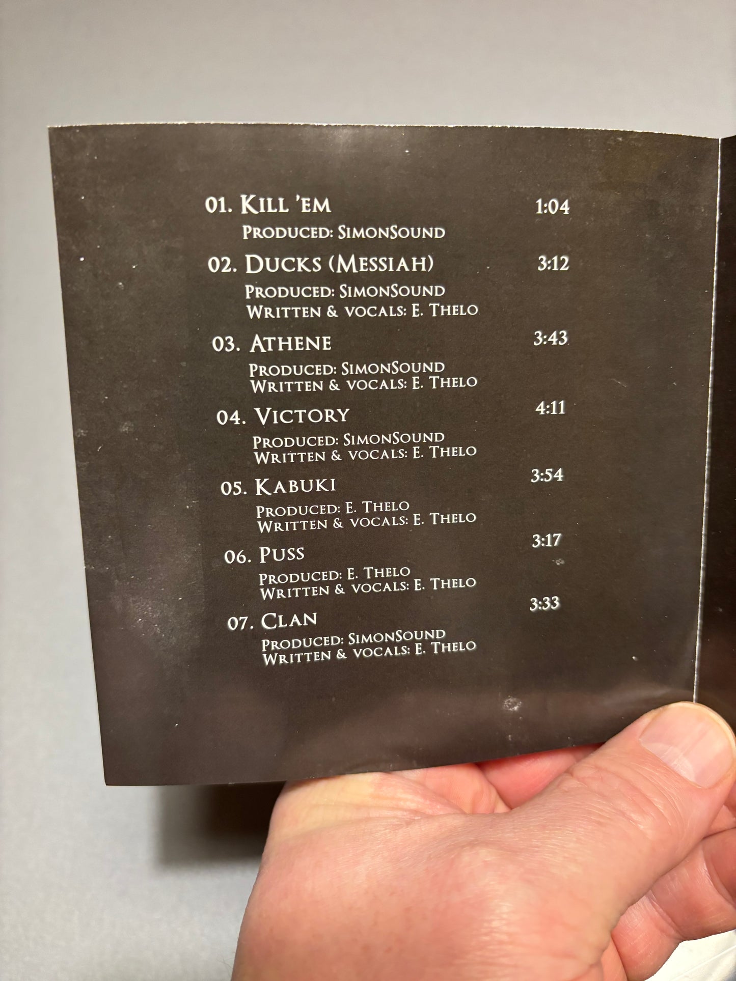 The Megaphone State: Ghost, CD, 1st pressing, Only CD pressing, Överdog, Finland 2014