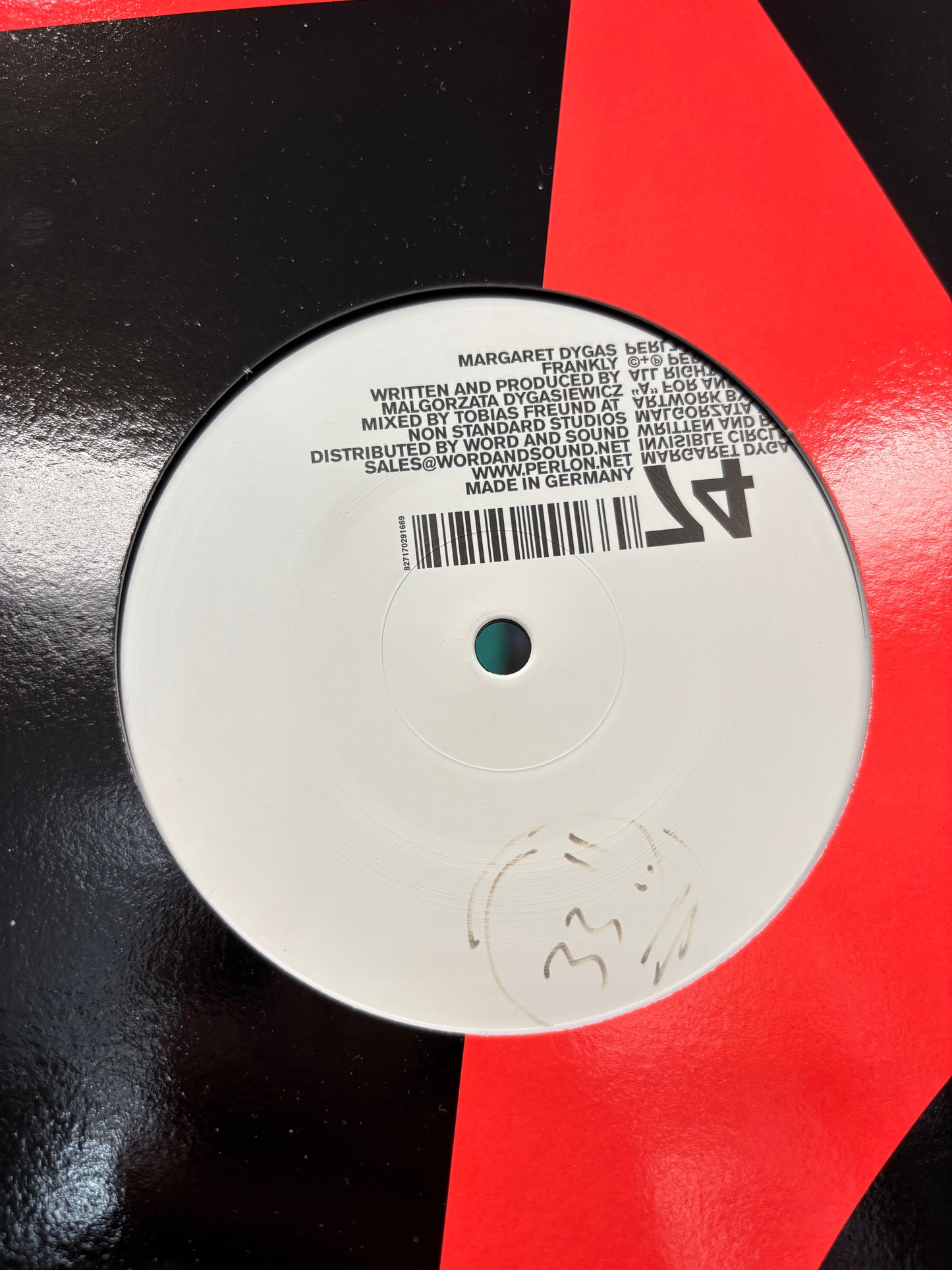 Margaret Dygas: Invisible Circles, 12inch, 1st pressing, Perlon, Germany 2009