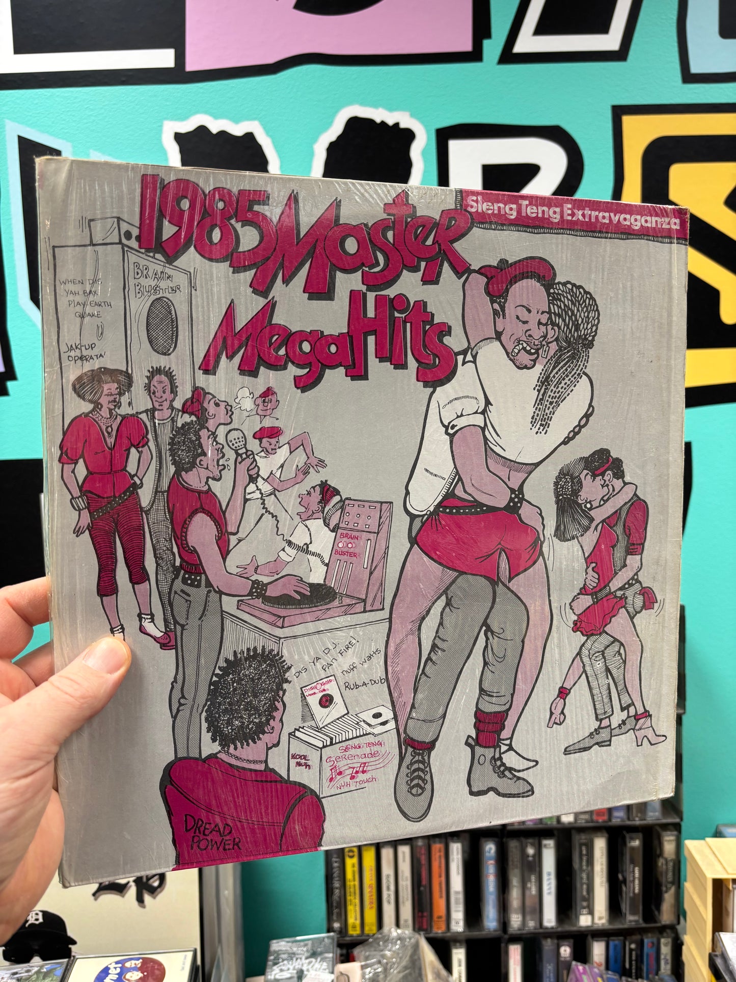 1985 Master Mega Hits - Sleng Teng Extravaganza, LP, Compilation, reissue, Jammy’s Records, Jamaica year?