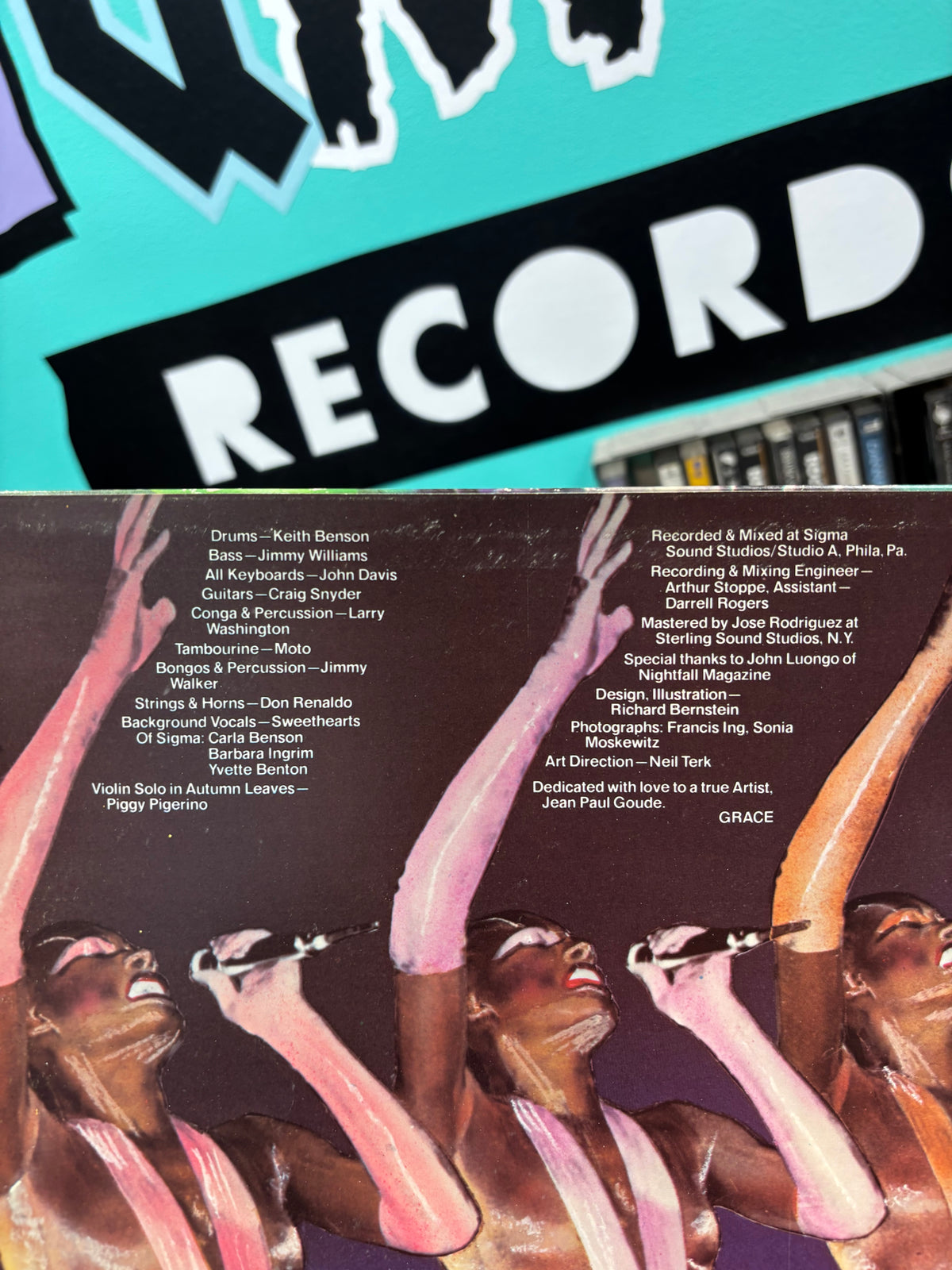 Grace Jones: Fame, LP, gatefold, Partially Mixed, Island Records, Sweden 1978