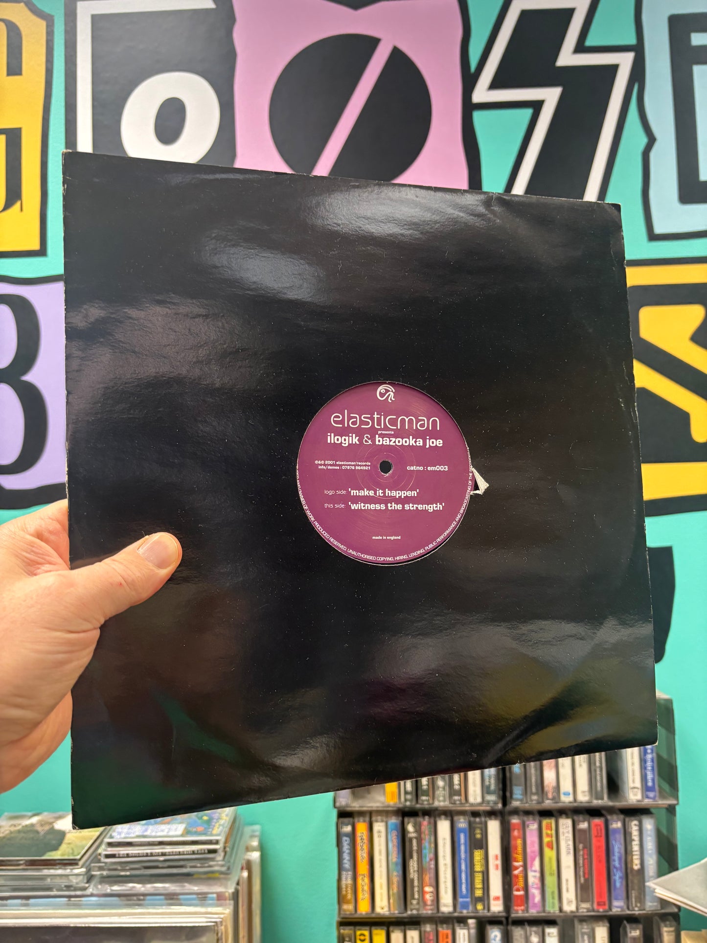 Ilogik & Bazooka: Make It Happen/Witness The Strenght, 12inch, Only official pressing, Elasticman Records, UK 2001