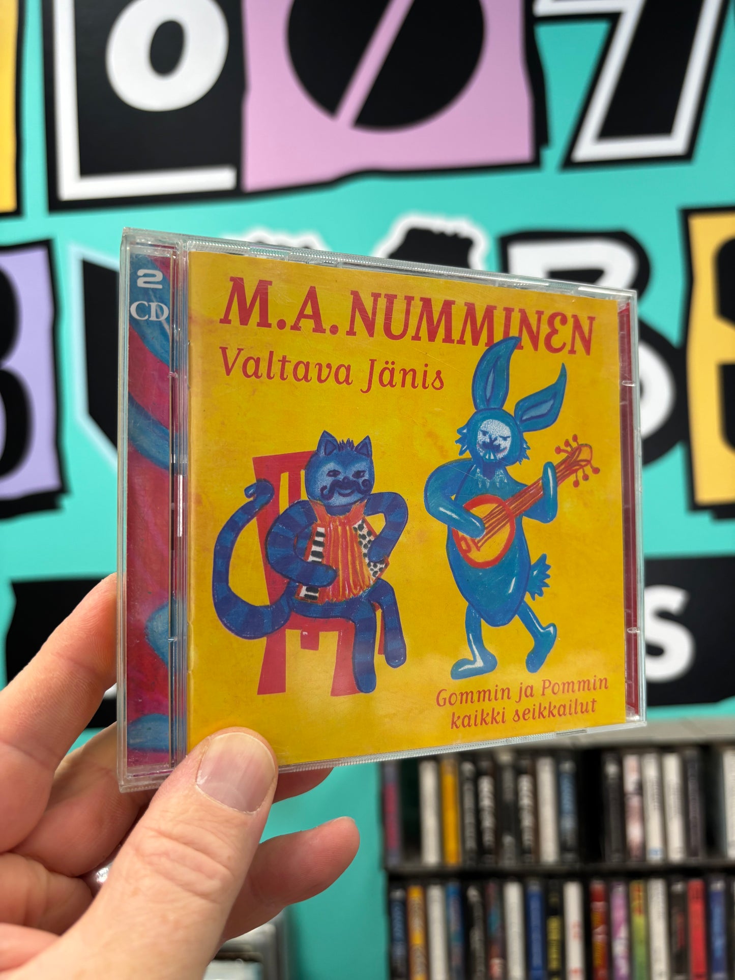M.A. Numminen: Valtava jänis - Gommin ja Pommin kaikki seikkailut, 2CD, Only pressing, compilation, remastered, EMI Finland, Finland 2002