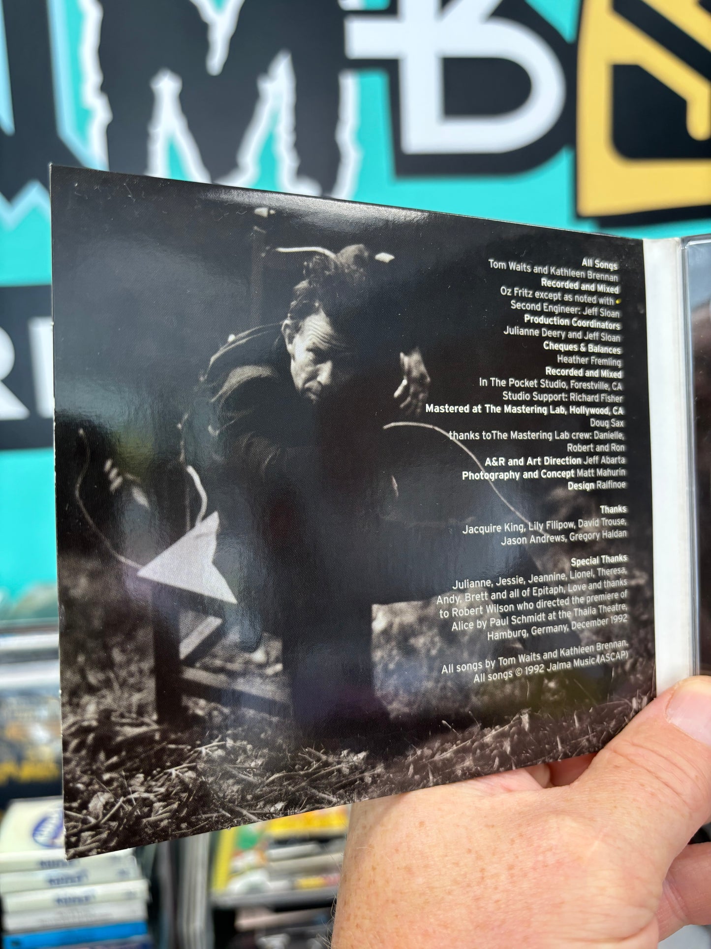 Tom Waits: Alice, CD, Sony DADC, Anti-, Europe 2002