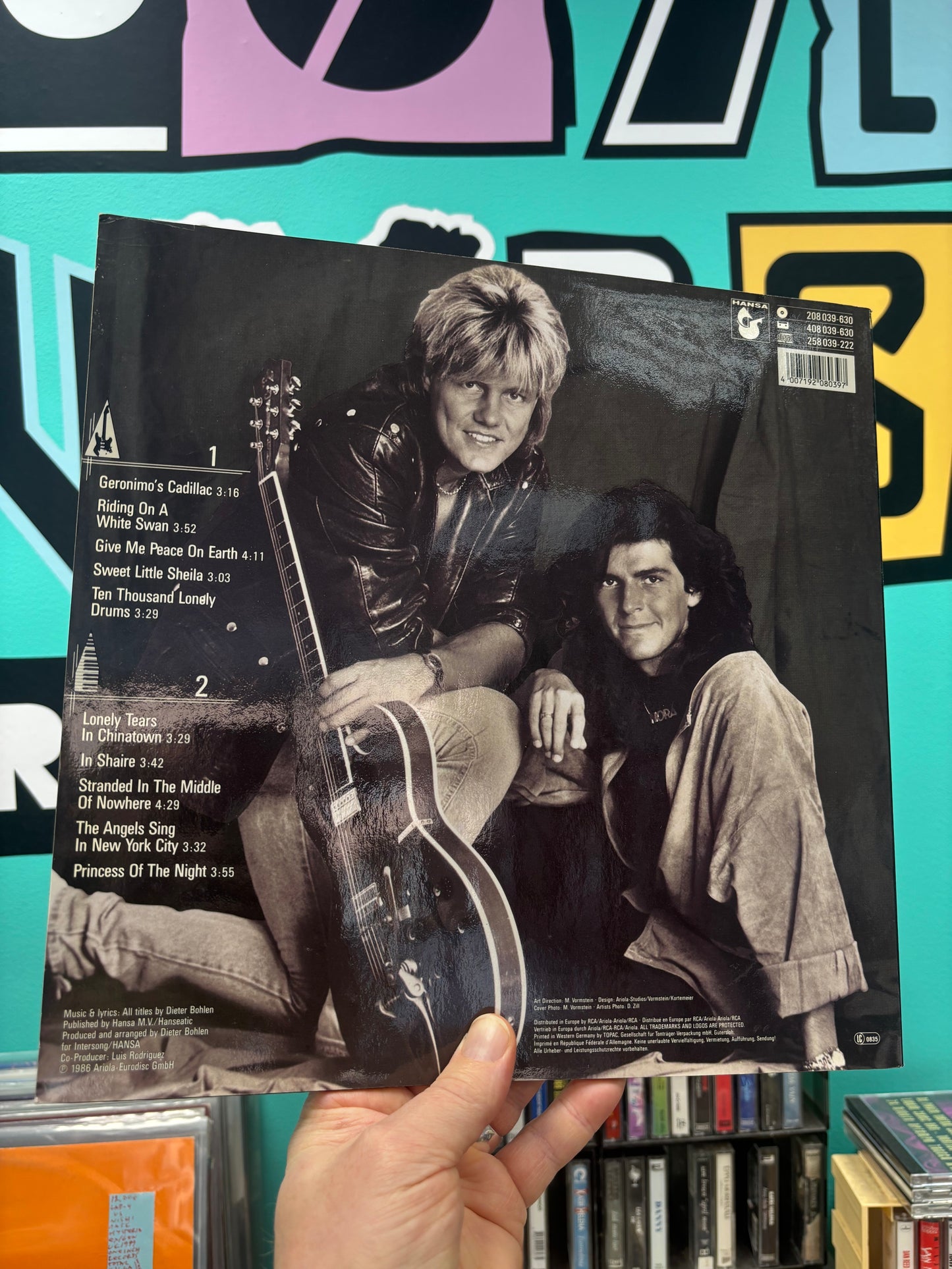 The Modern Talking: In The Middle Of Nowhere - The 4th Album, LP, Hansa, Europe 1986