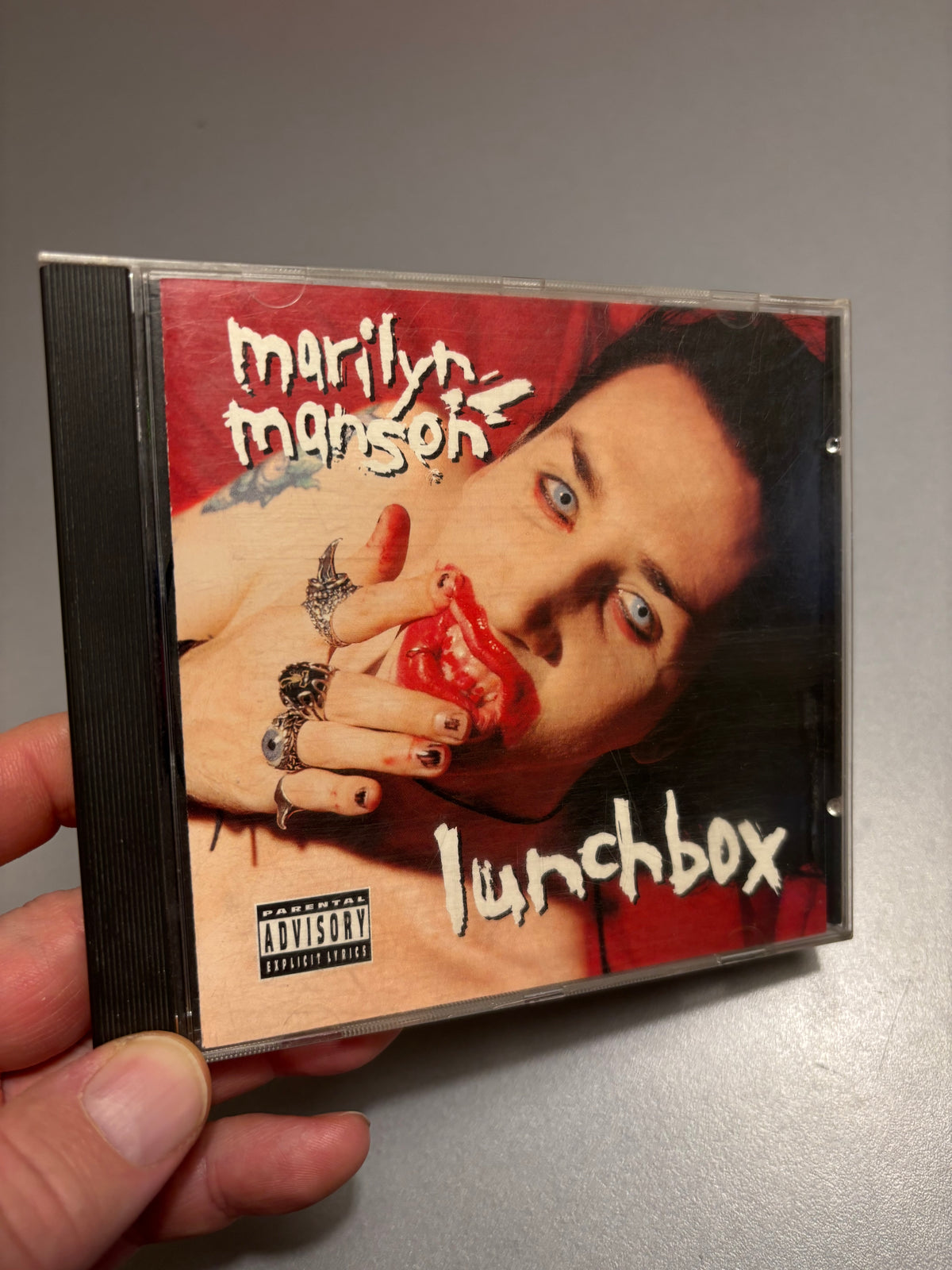 Marilyn Manson: Lunchbox, CD maxi-single, Nothing Records, Interscope Records, US 1995
