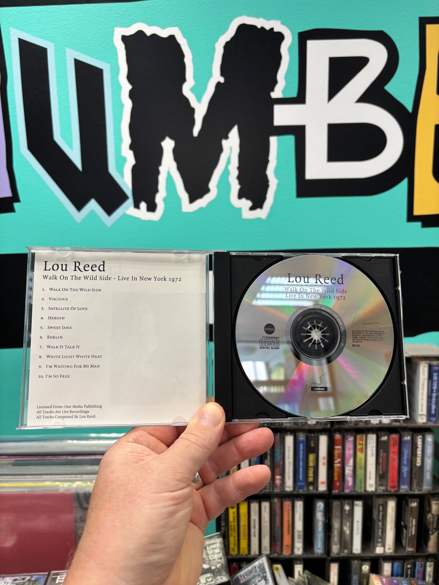Lou Reed: Walk On The Wild Side - Live In New York 1972, CD, Weton, Europe 2009