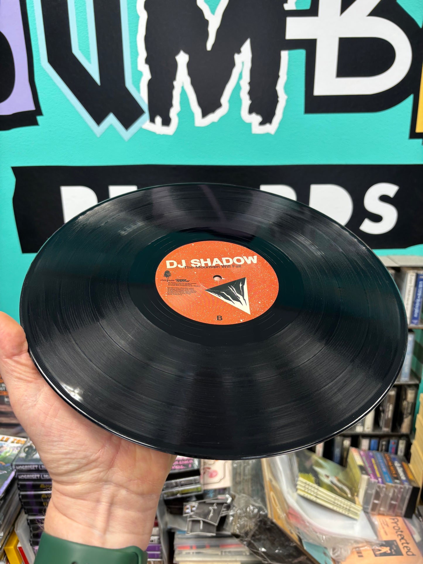 DJ Shadow: The Mountain Will Fall, 2LP, gatefold, Only vinyl pressing, Mass Appeal, Liquid Amber, US 2016