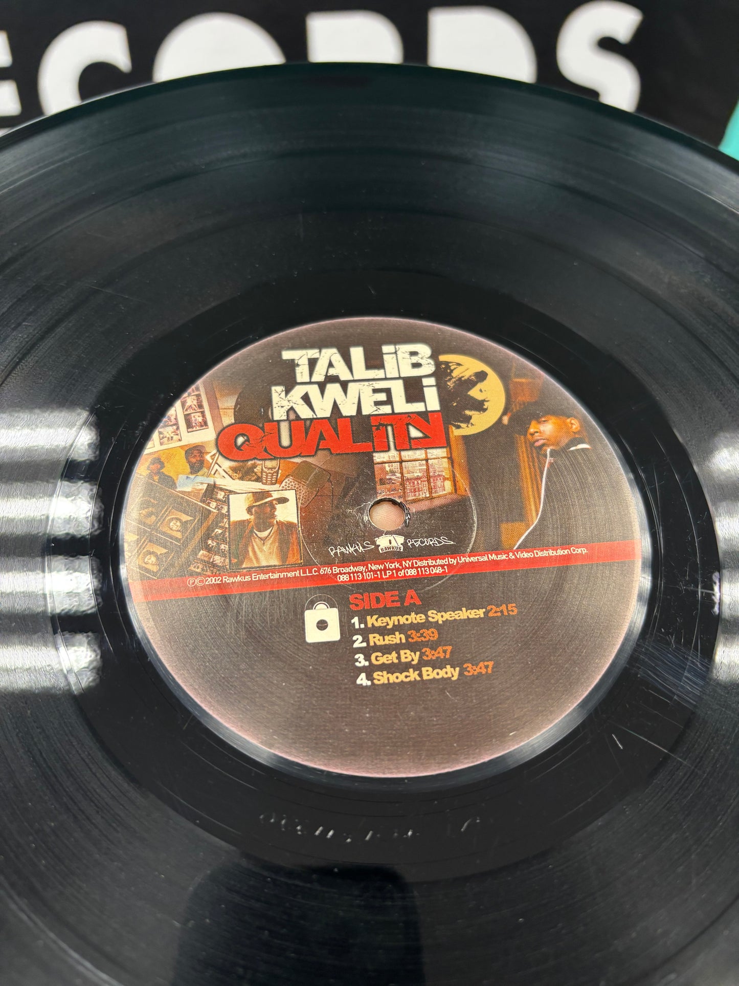 Talib Kweli: Quality, 2LP, 1st pressing, Rawkus, US 2002
