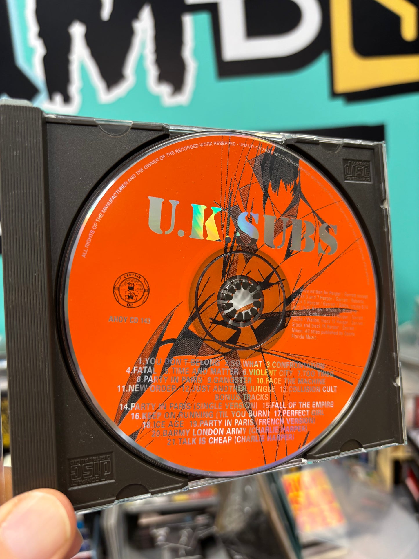 U.K. Subs: Diminished Responsibility, CD, reissue, Captain Oi!, UK 2000