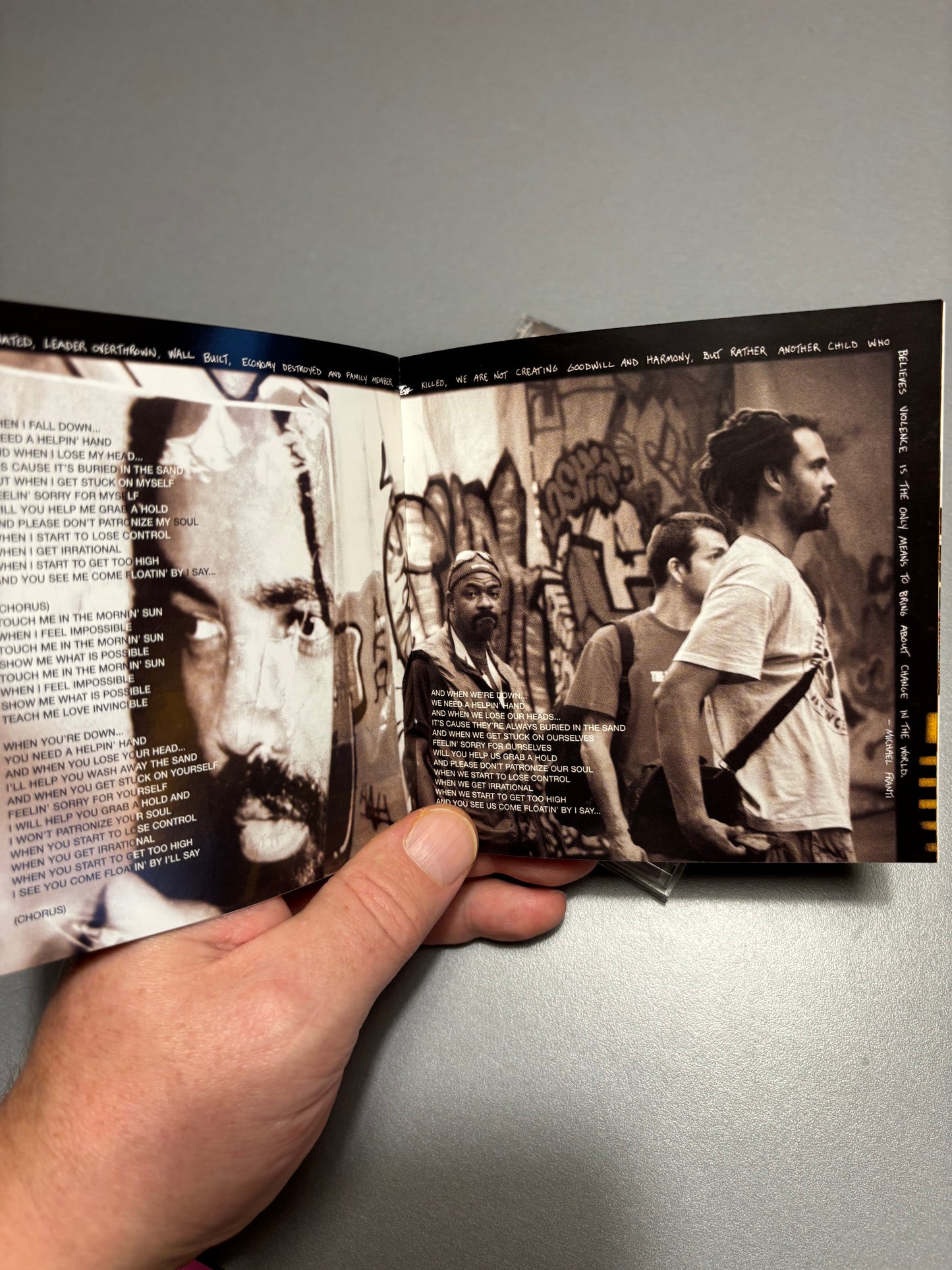 Michael Franti and Spearhead: Everyone Deserves Music, CD, Copy Protected, Labels, Boo Boo Wax, EMI, Europe 2003