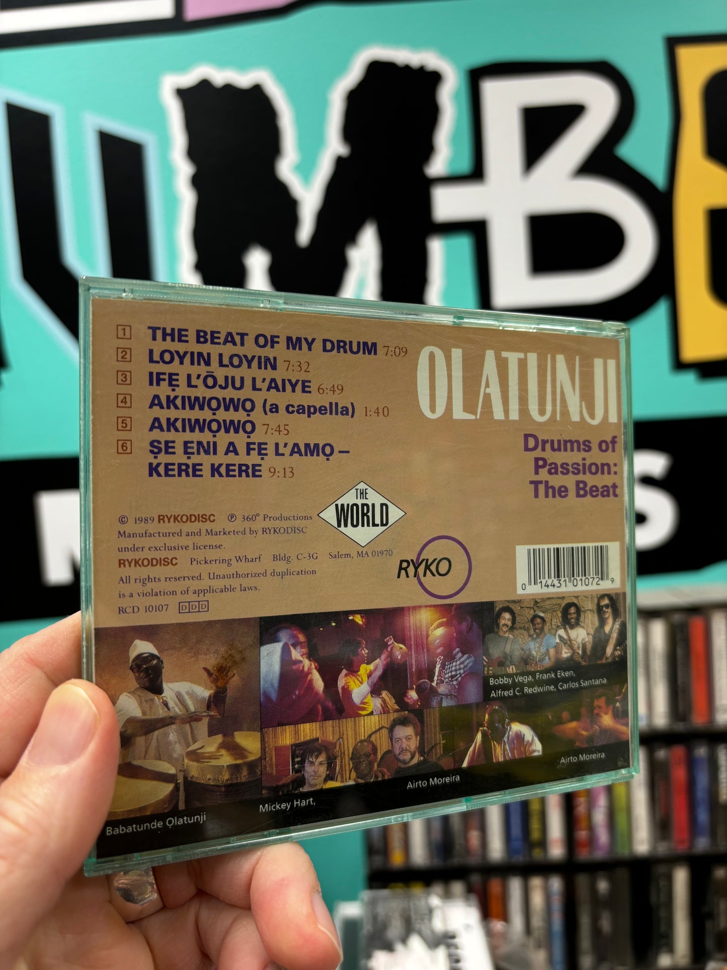 Babatunde Olatunji: Drums Of Passion: The Beat, CD, repress, Rykodisc, US year?