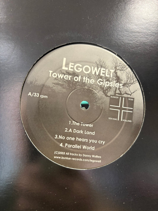 Legowelt: Tower of the Gipsies, 12inch, EP, 1st pressing, Bunker Records, Netherlands 2003