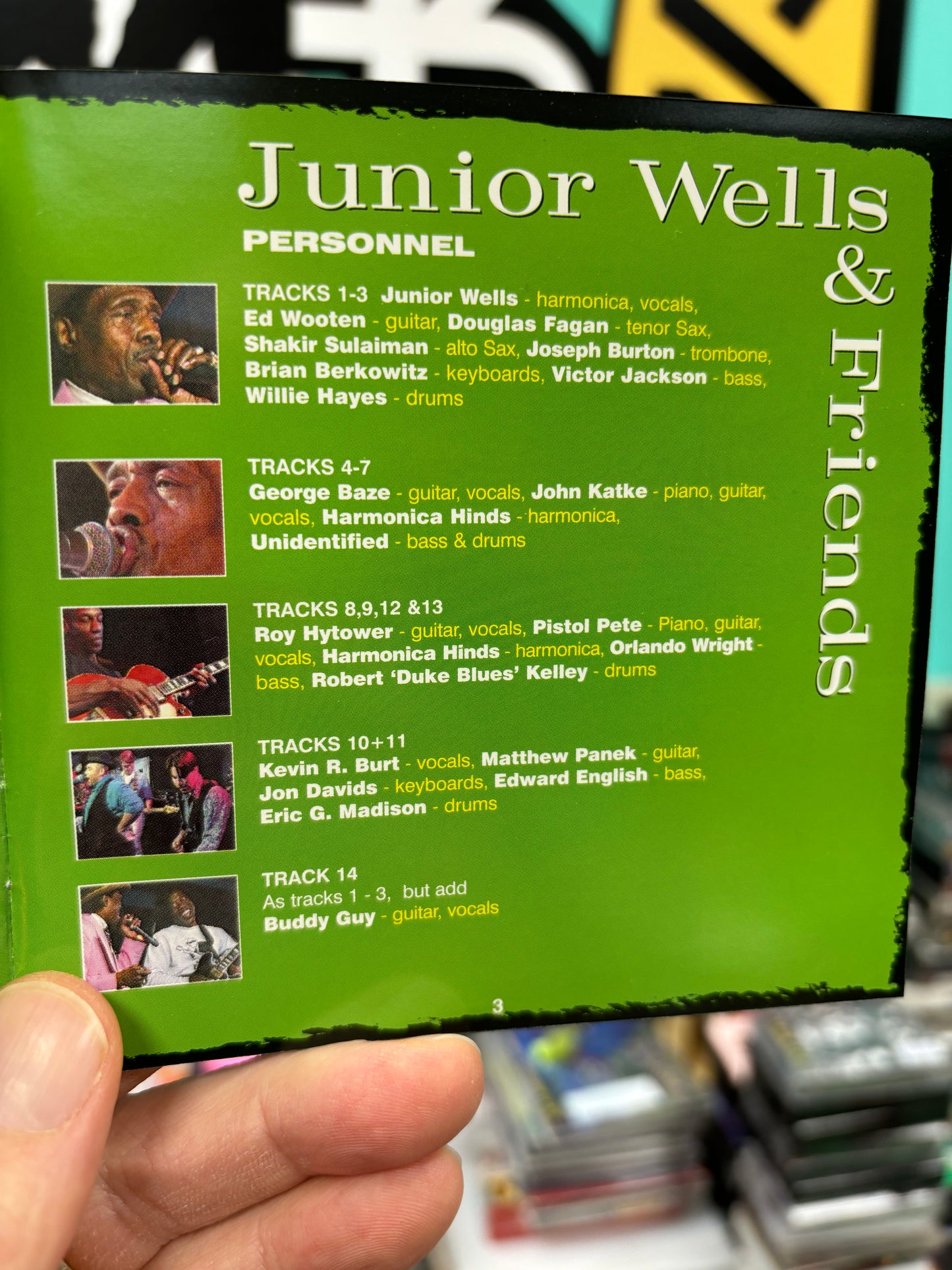 Junior Wells: Junior Wells & Friends, CD, Only pressing, Europe 1999