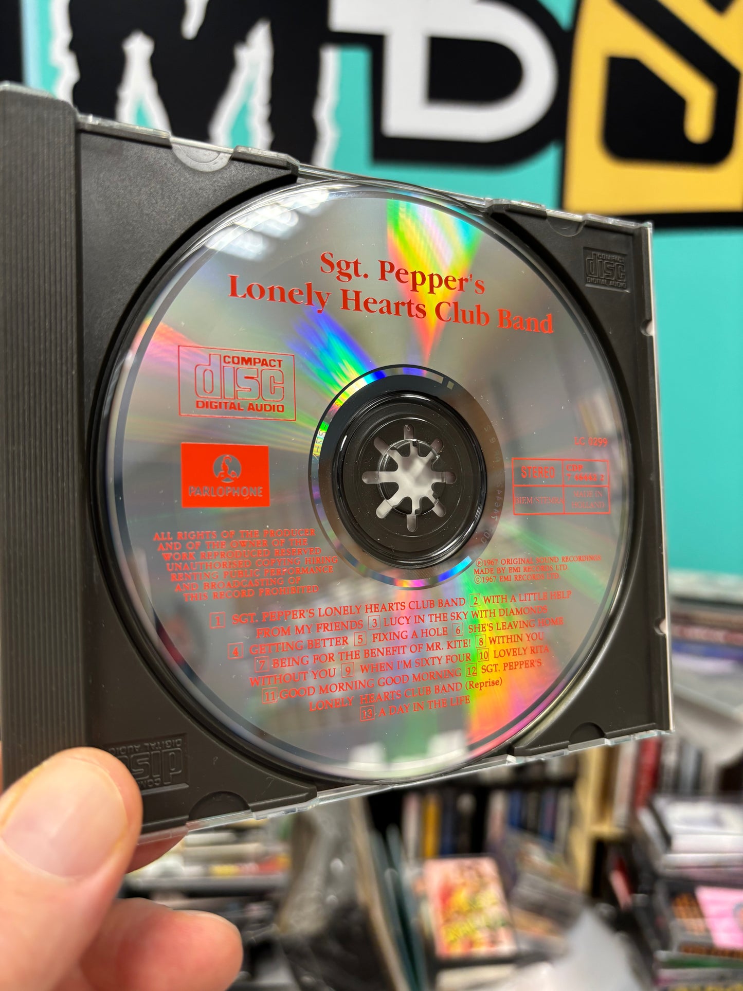 The Beatles: Sgt. Pepper’s Lonely Hearts Club Band, CD, reissue, Slipcase, Parlophone, Europe 1992