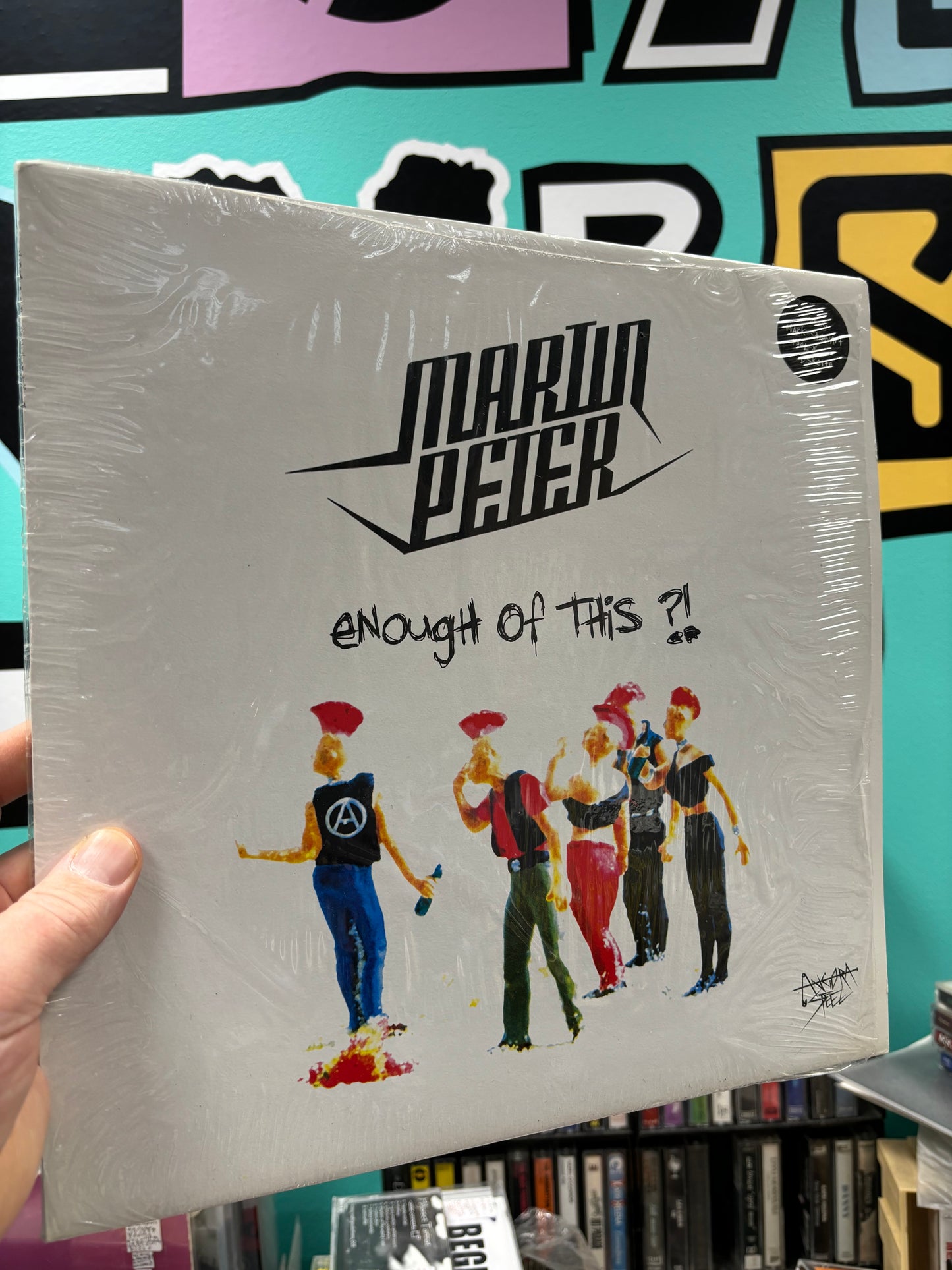 Martin Peter: Enough Of This ?!, LP, Only official pressing, Angora Steel, Germany 2005