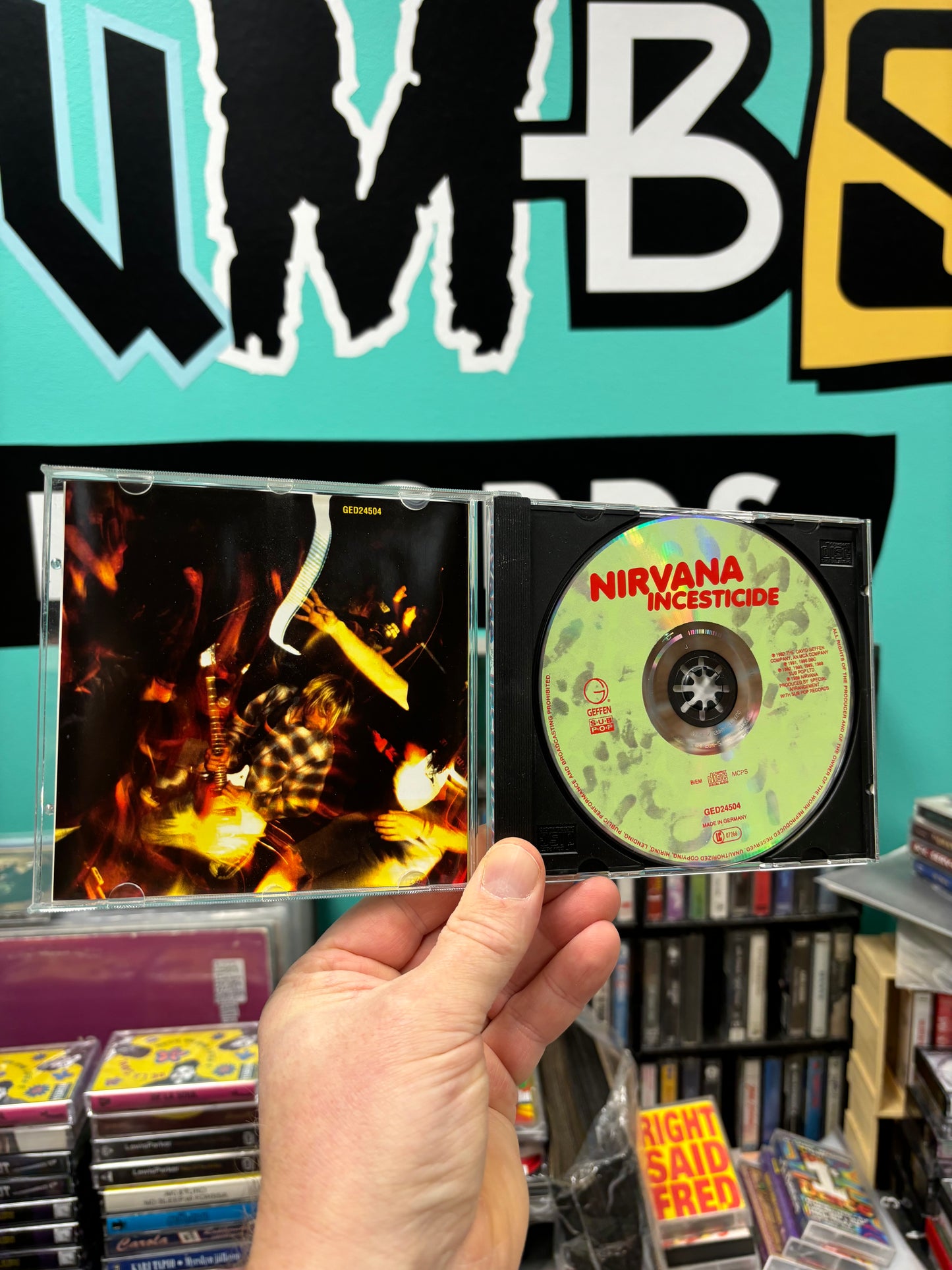 Nirvana: Incesticide, CD, reissue, EDC Germany, Geffen Records, Germany 1992?