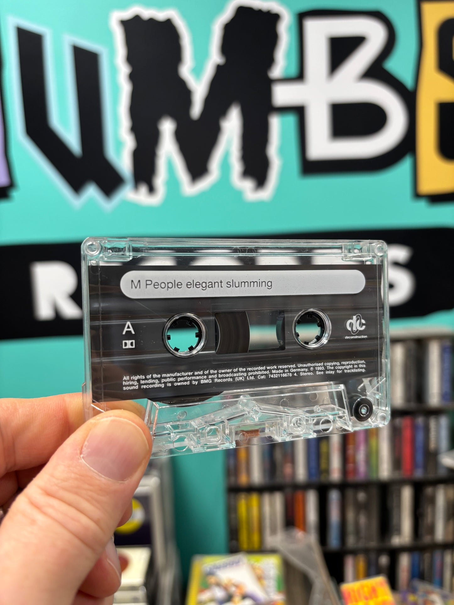 M People: Elegant Slumming, C-cassette, Deconstruction, RCA, BMG, Europe 1993