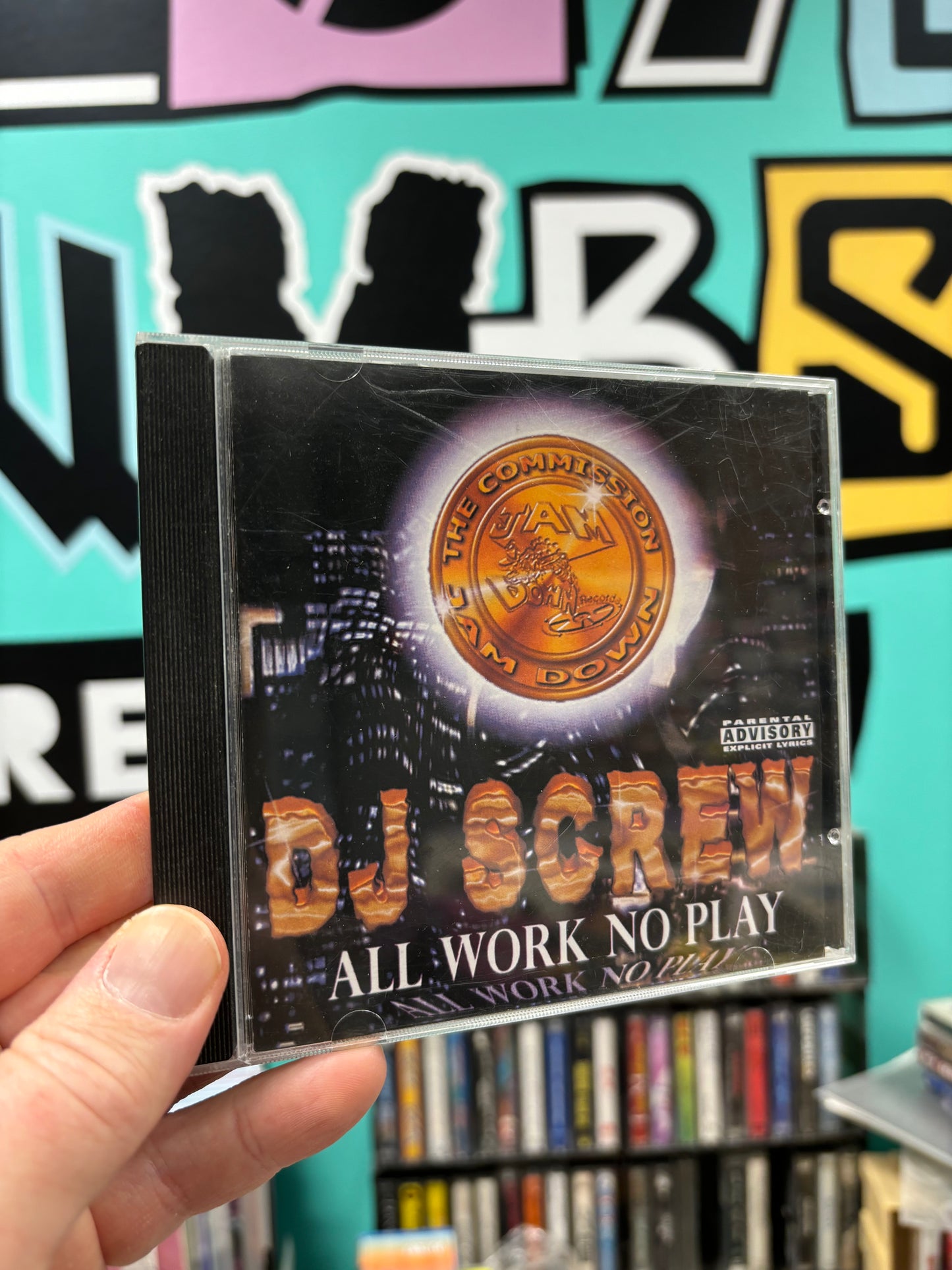 DJ Screw: All Work No Play, CD, reissue, mixed, Jam Down Records, US around 2000-2001